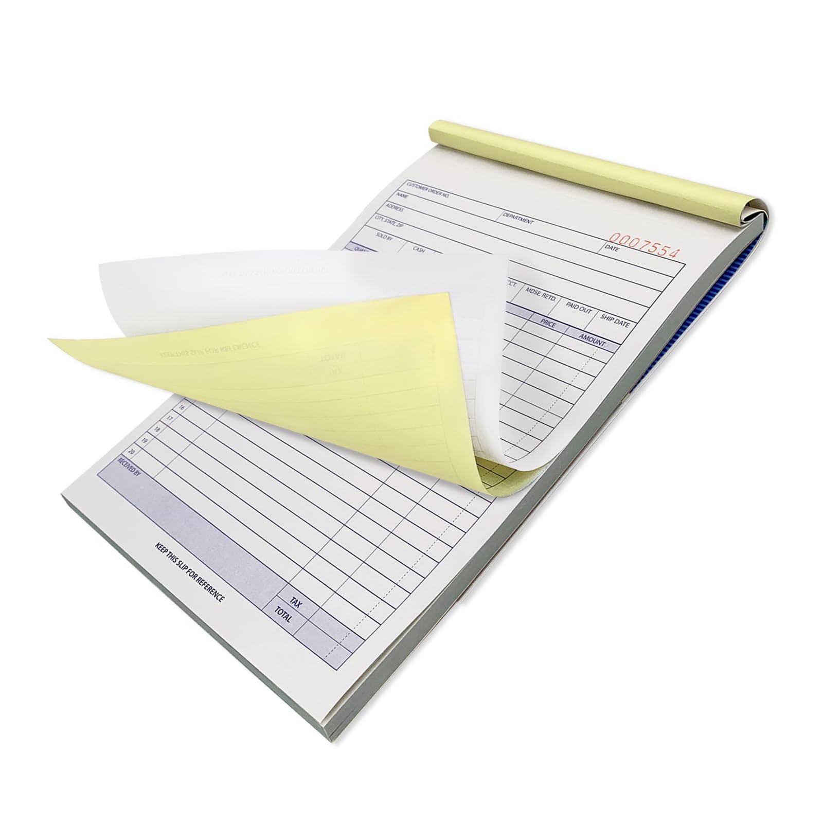 ZUFECY Carbonless 2-Part Receipt Book, Money and Rent Book,…