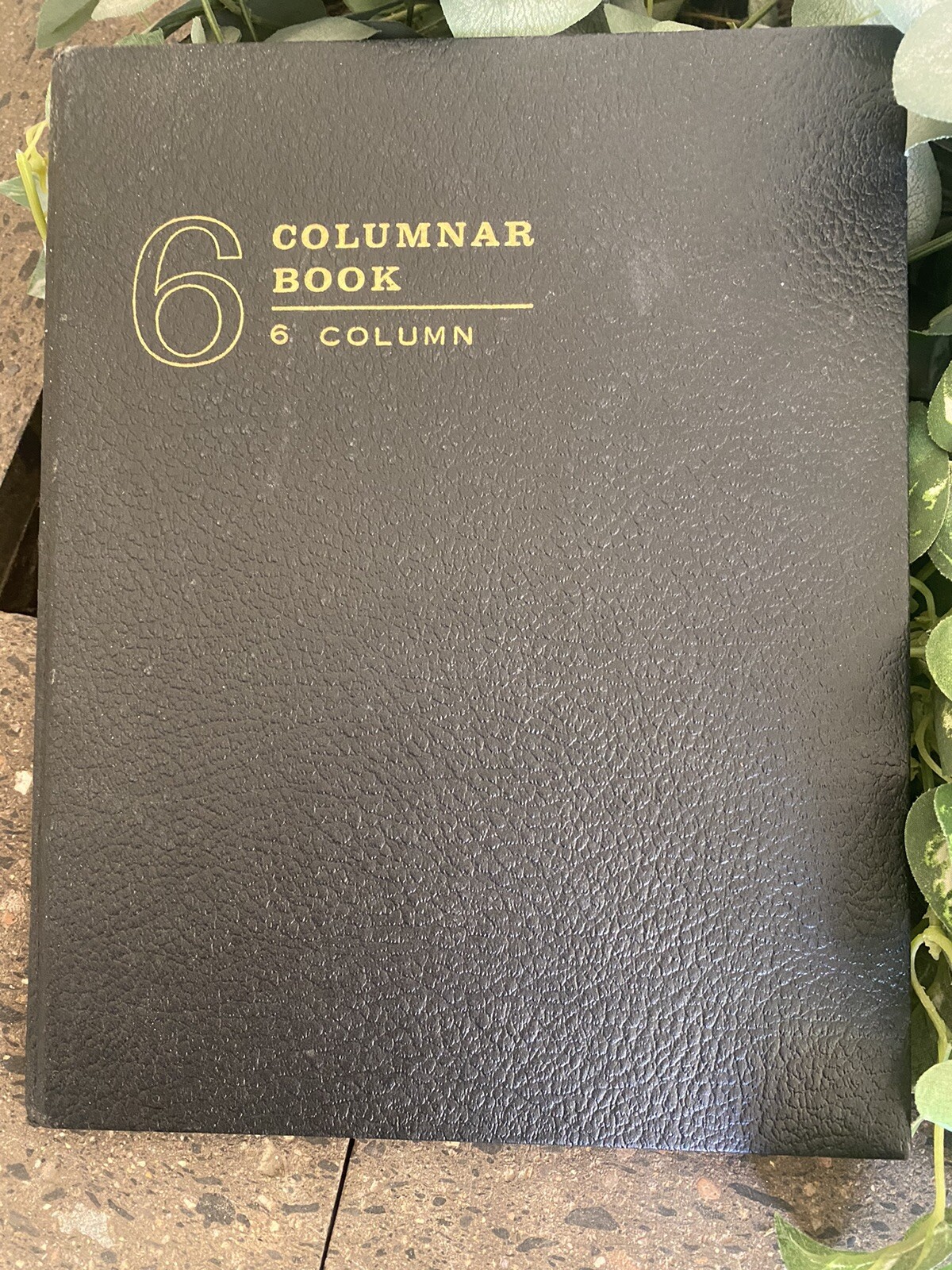Vintage 6 Columnar Accounting Cash Book 6 Column No. 5049-6