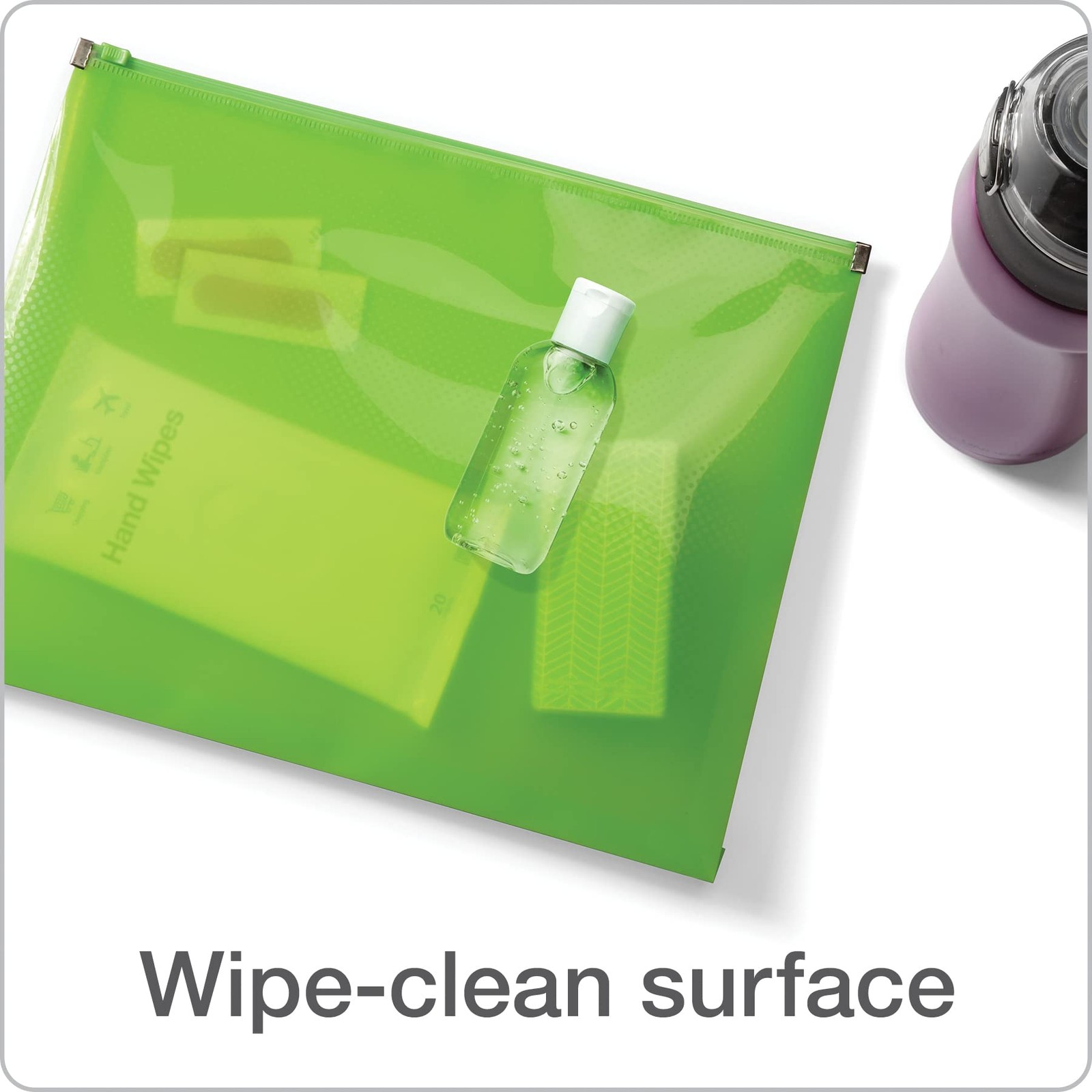 Oxford Plastic Zip Envelopes, Expanding Poly Zipper File for A4 or Assorted