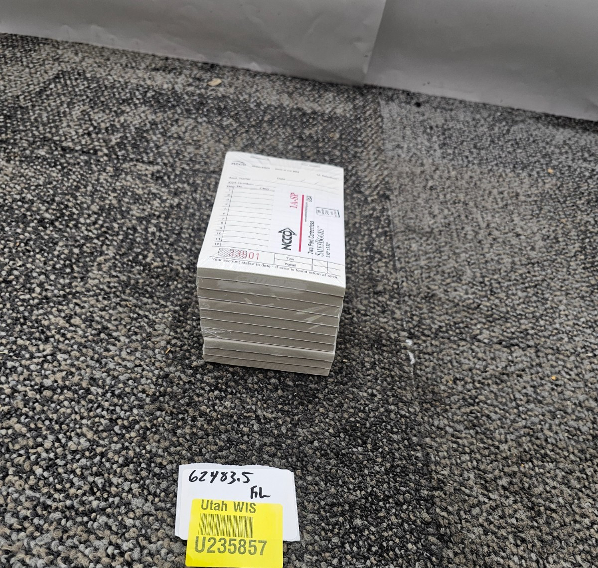 (5000 Pieces) NCCO 1A-SP Two Part Carbonless SalesBooks 3.40″ x 5.63″