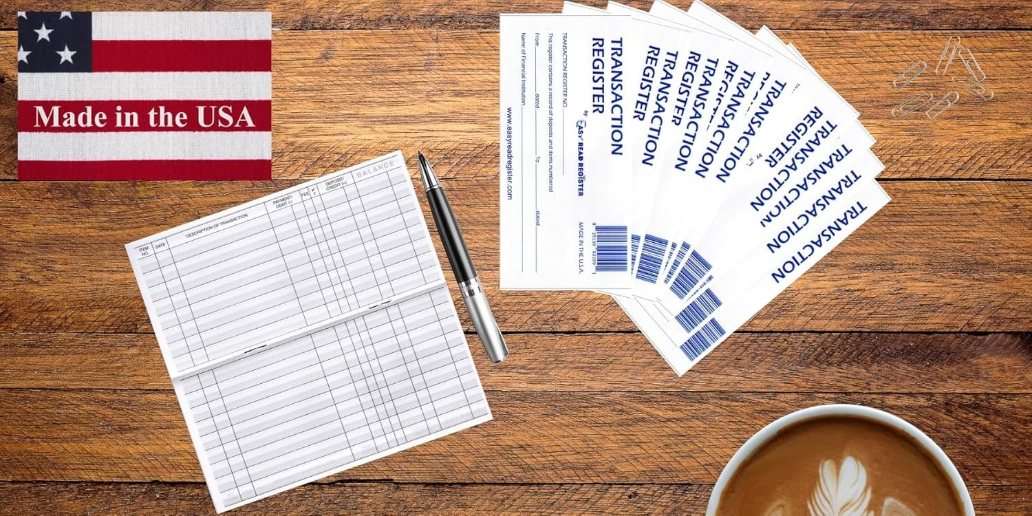12 Checkbook Transaction Registers 2025-2026-2027 Calendars Check Book Bank …
