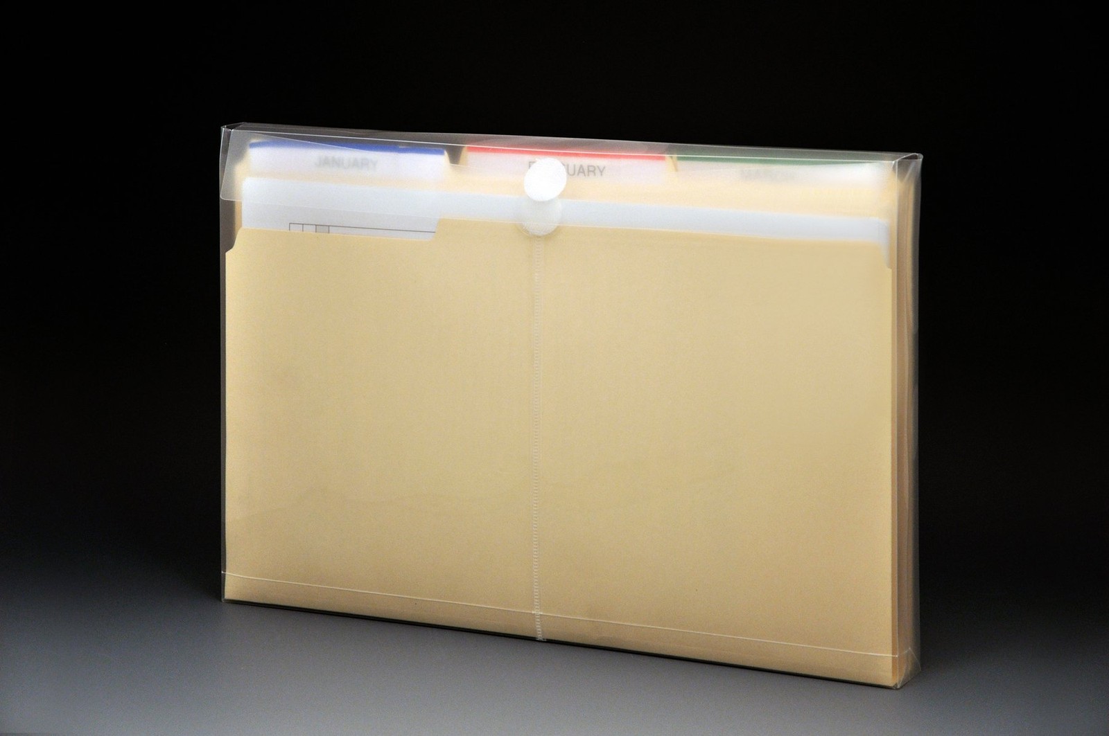 Lion Vel-Close-R Clear Poly Envelopes with Gusset, Legal, Transparent