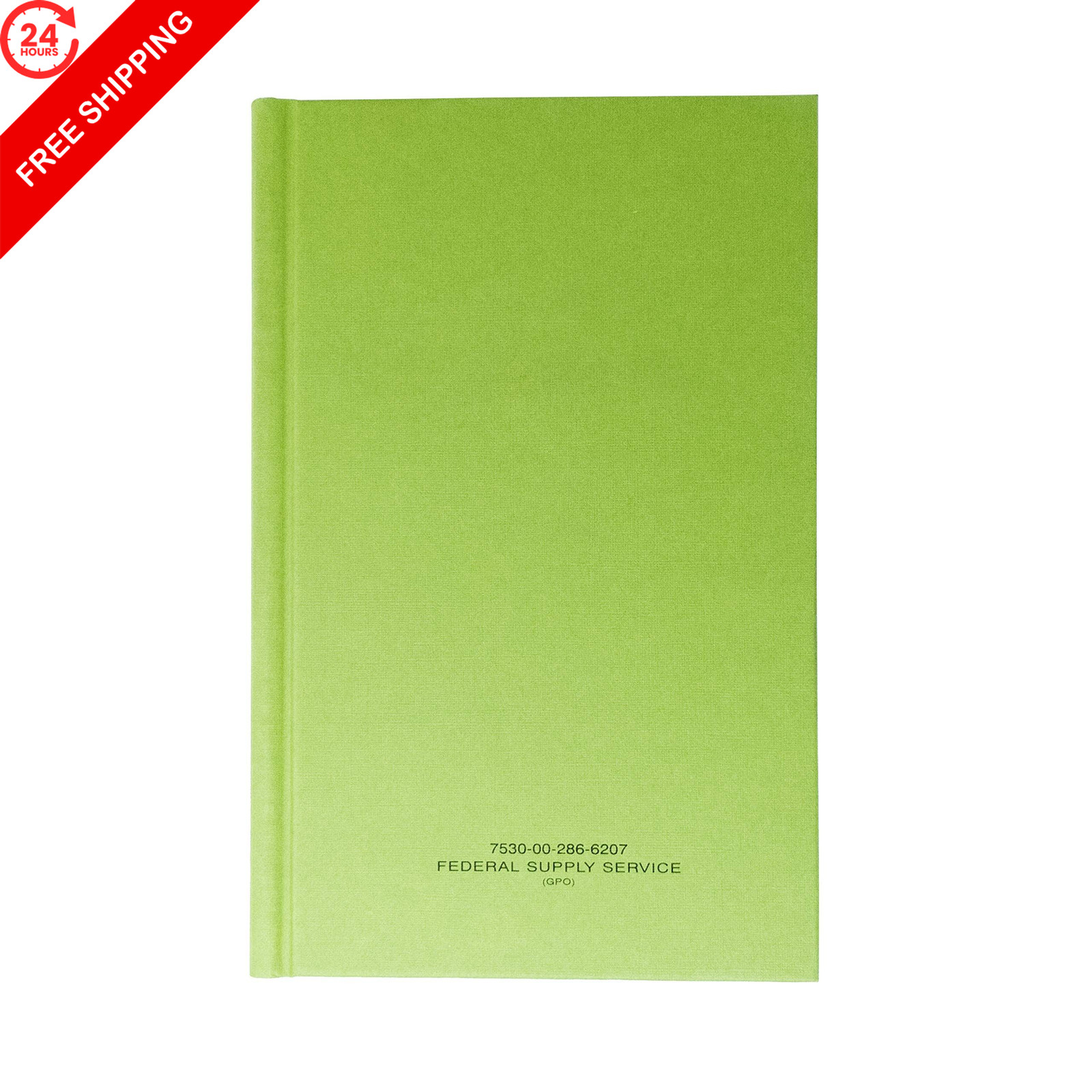 Tacticai Green Military Log Book, Record 5.2 x 8 Inch, 4-Column White