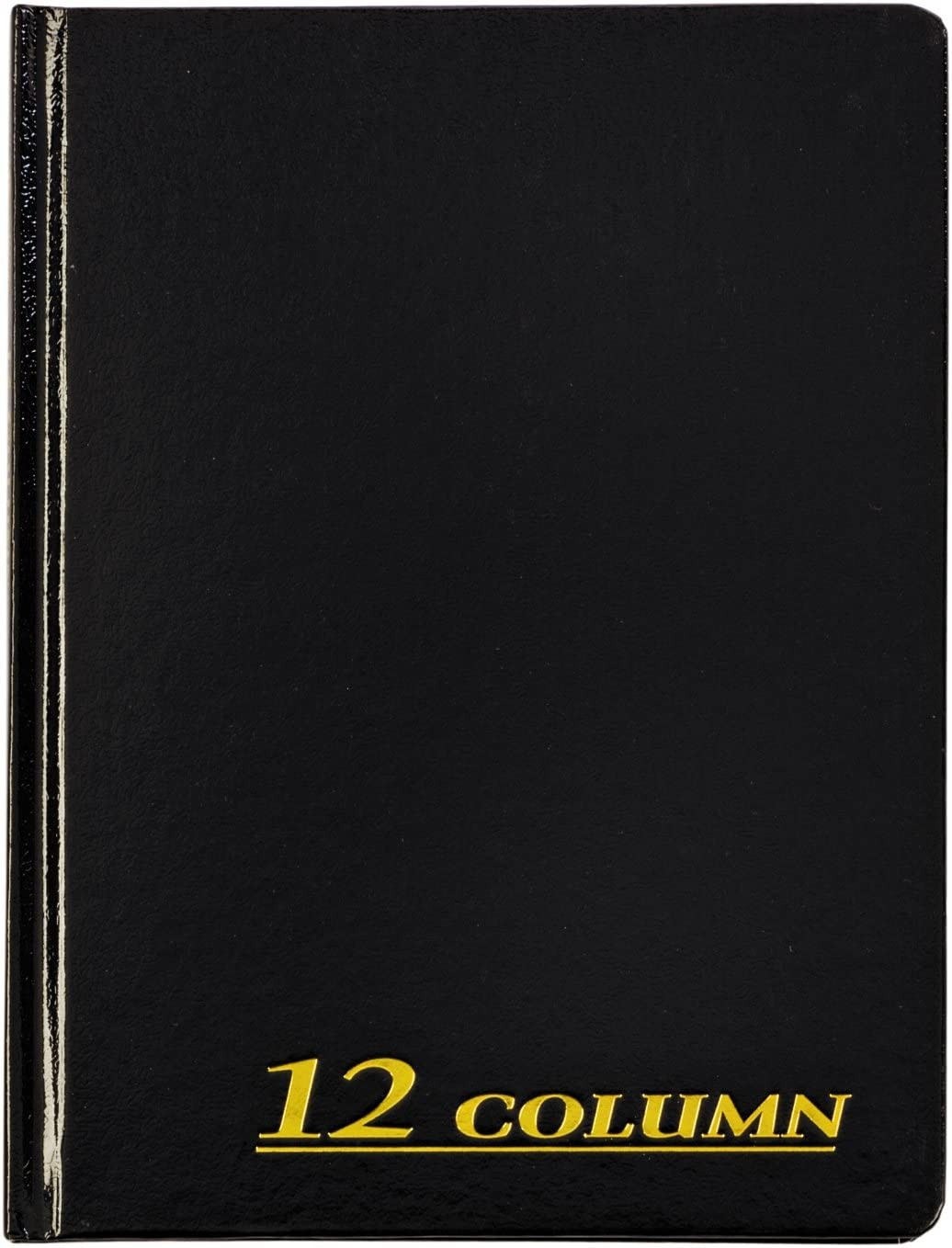 Account Book, 7 X 9.25 Inches, Black, 12-Columns, 80 Pages (ARB8012M)