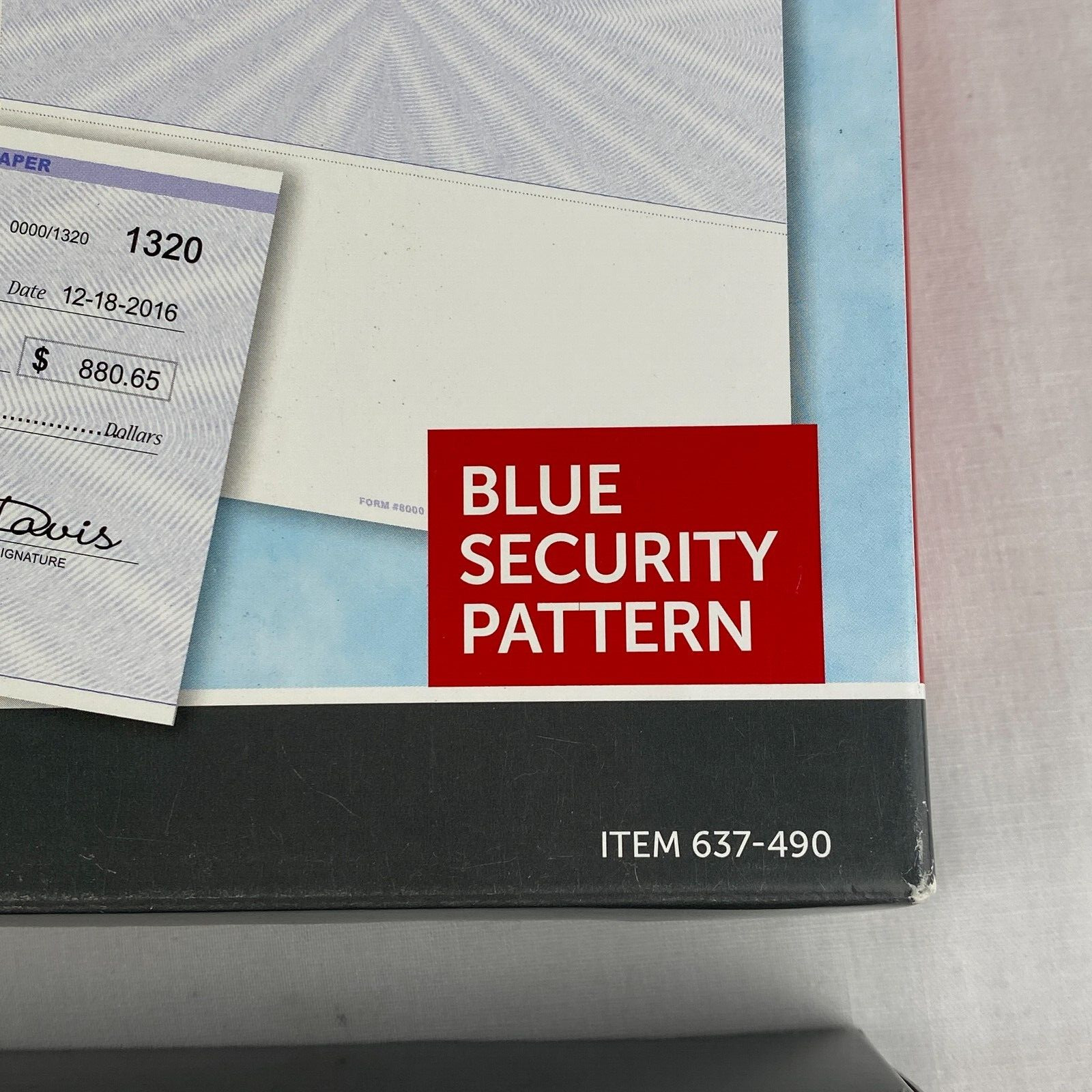 Office Depot Personal Wallet Check Refills 900 Item 637-490 LOT 2 Boxes 2x B19