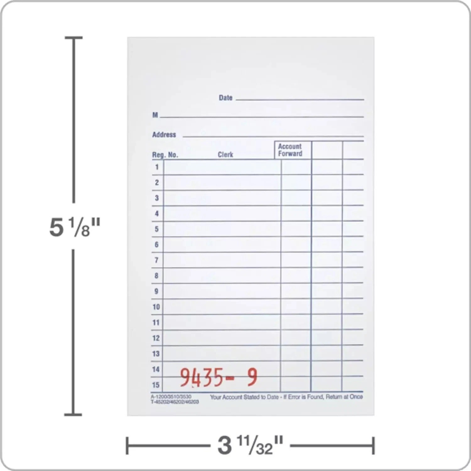 **Adams General Purpose Sales Book, Carbonless, (Pack Of 10) (DC3510)** The book