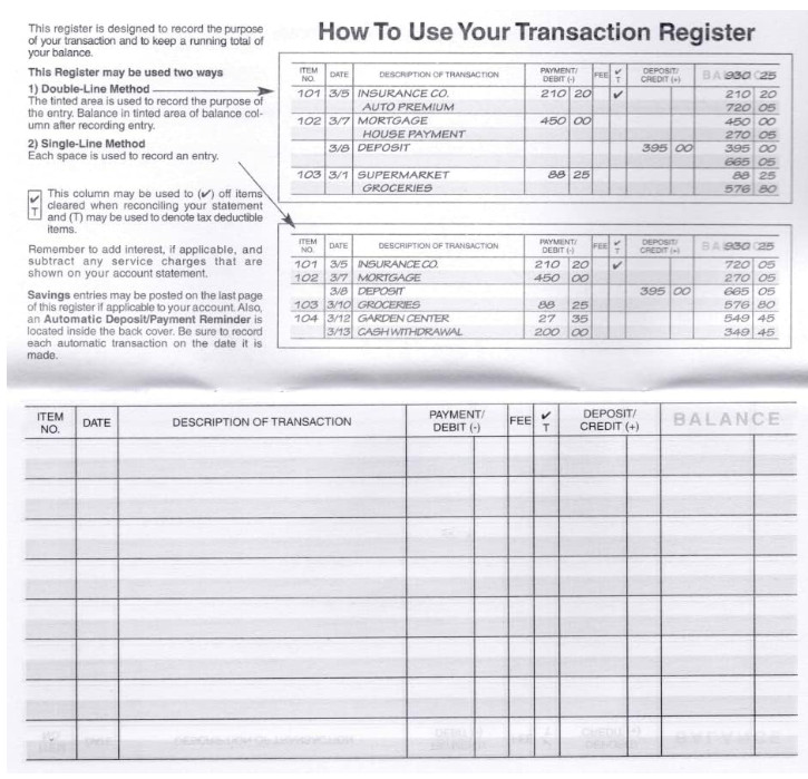 12 Checkbook Transaction Registers 2025-2026-2027 Calendars Check Book Bank …