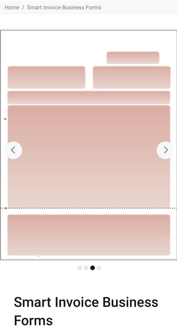 250 SHEETS SMART INVOICE PAPER FORM 5000 – VERSA CHECK BURGANDY PERFORATED. NIB