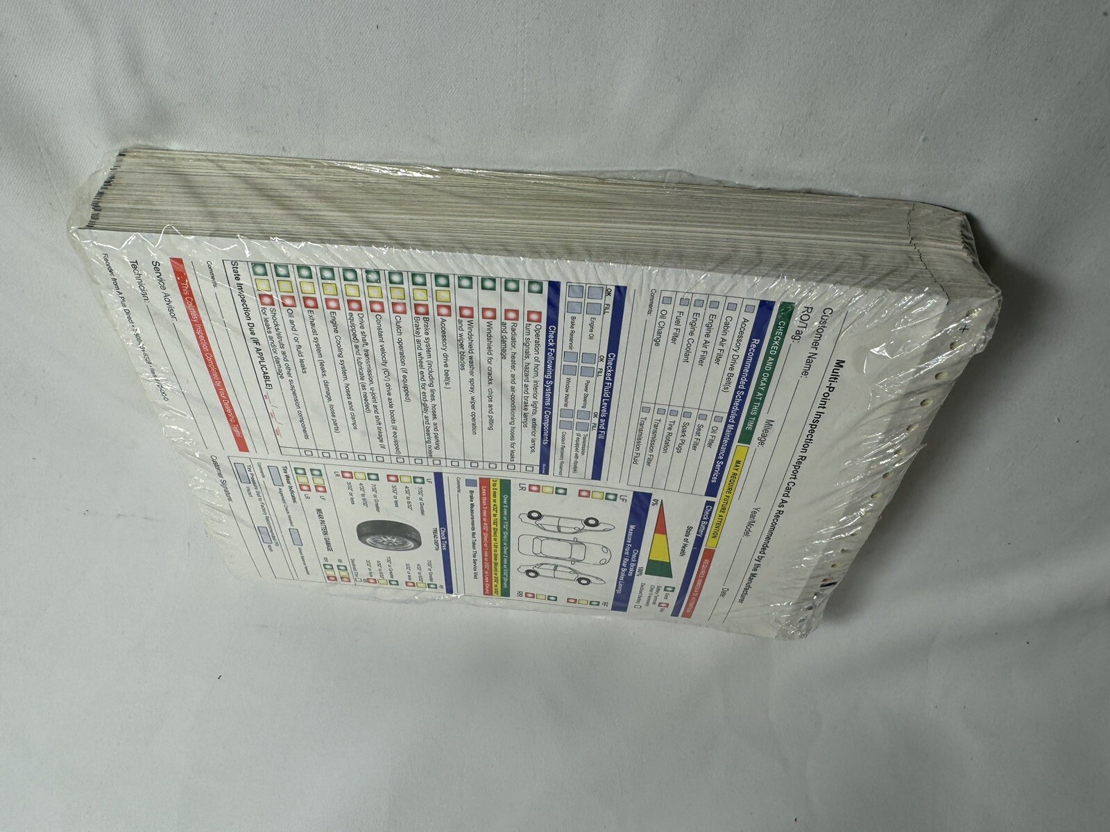 Multi-Point Inspection Form – 2 Part NCR, White-Yellow Paper, 8.5″ x 11″ – 25…