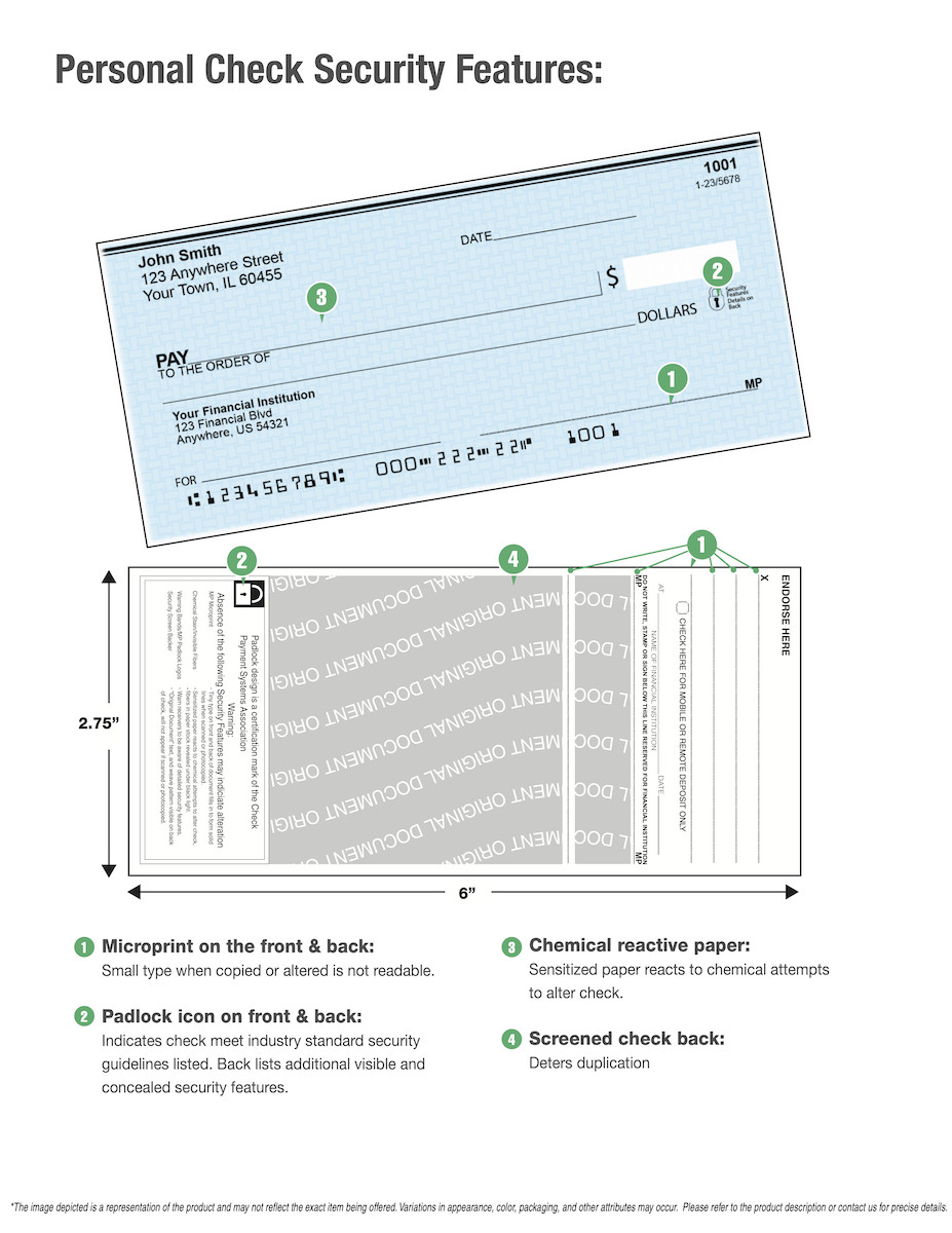 Personal Checks + Deposit Tickets + Check Register / 1 Part