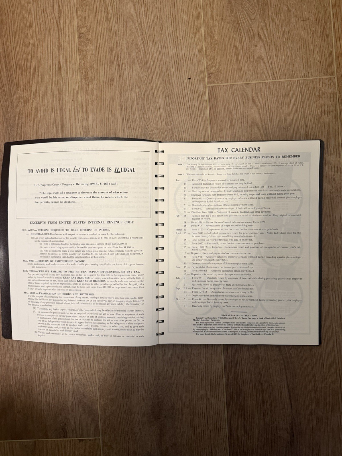 Dome Simplified Weekly Bookkepping Record Nicholas Picchione spiral book No. 600