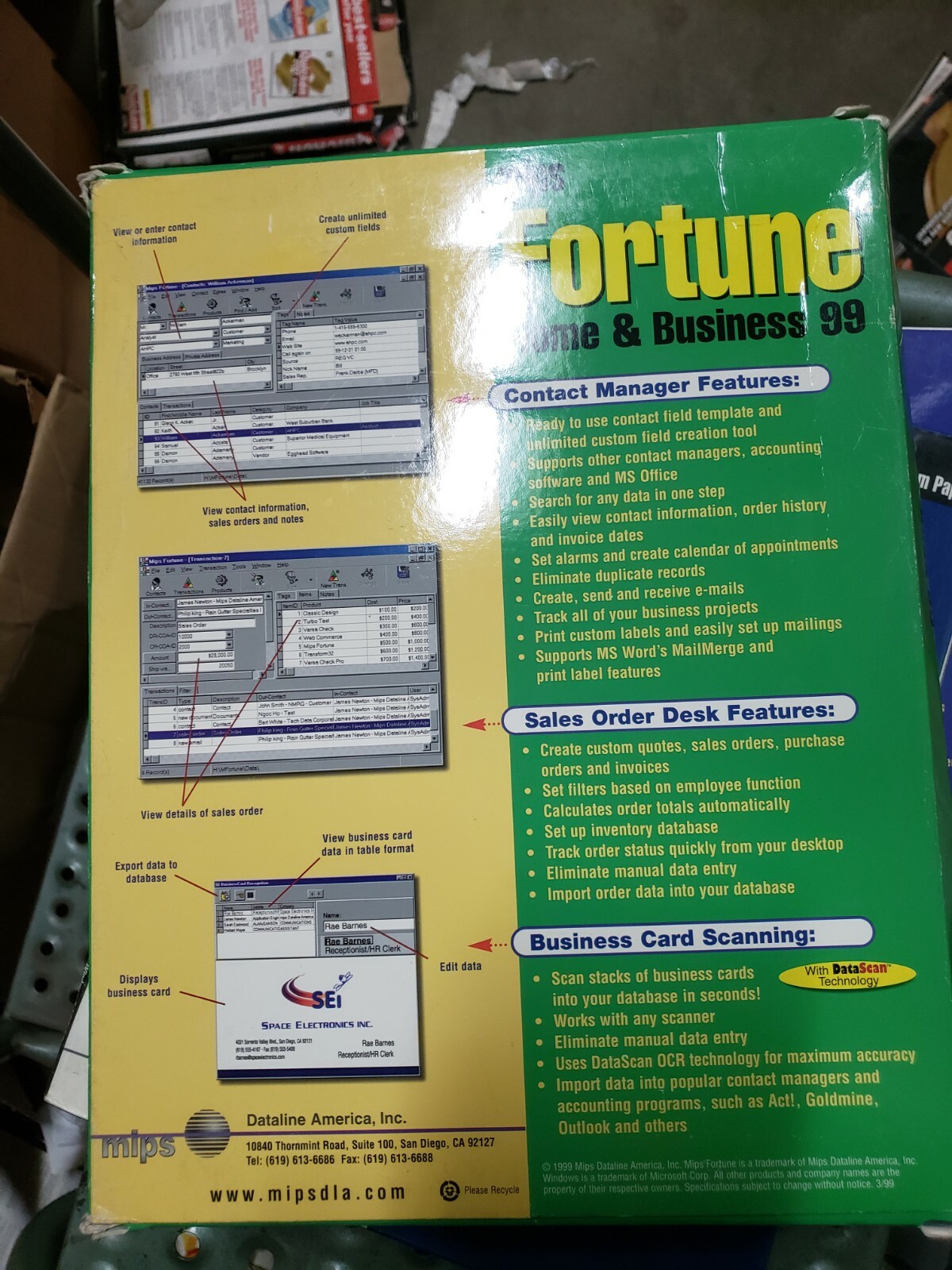 Mips Versa Check Home & Small Business CD-ROM 150 Blank Checks New Fortune