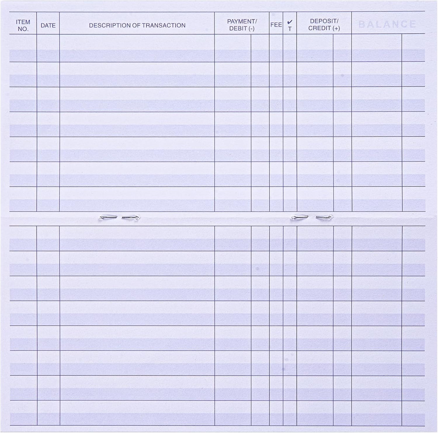 24 PCS Check Registers for Personal Checkbook, Easy to Read Checkbook Register