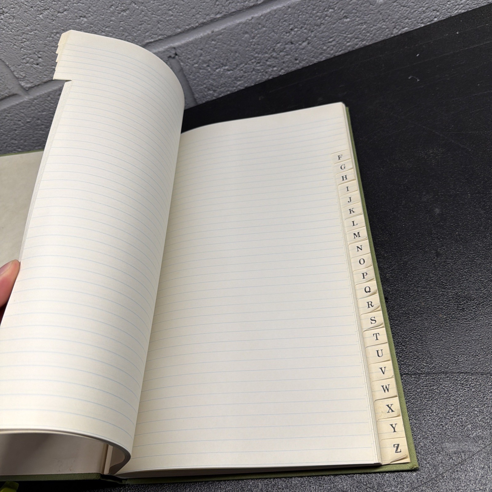 Vintage Federal Supply Service Record Book Ledger 7530-222-3524