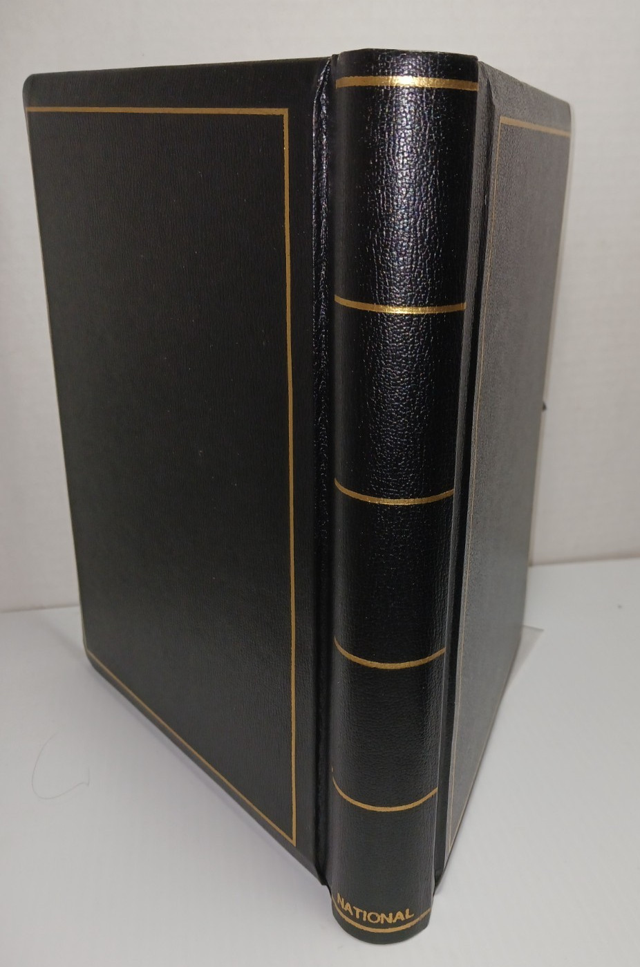 Vintage NATIONAL Blank Book Co Minute Book – Stockholders Ledger, Bookkeeping –
