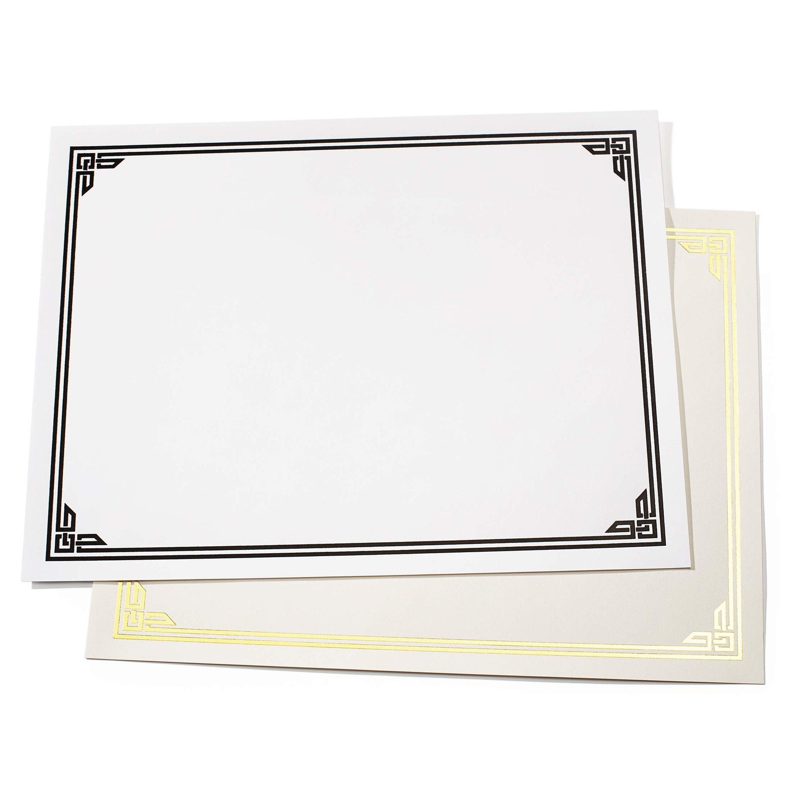 PaperDirect Black on White Classic Specialty Certificates, 8½ x11, Foil Accen…