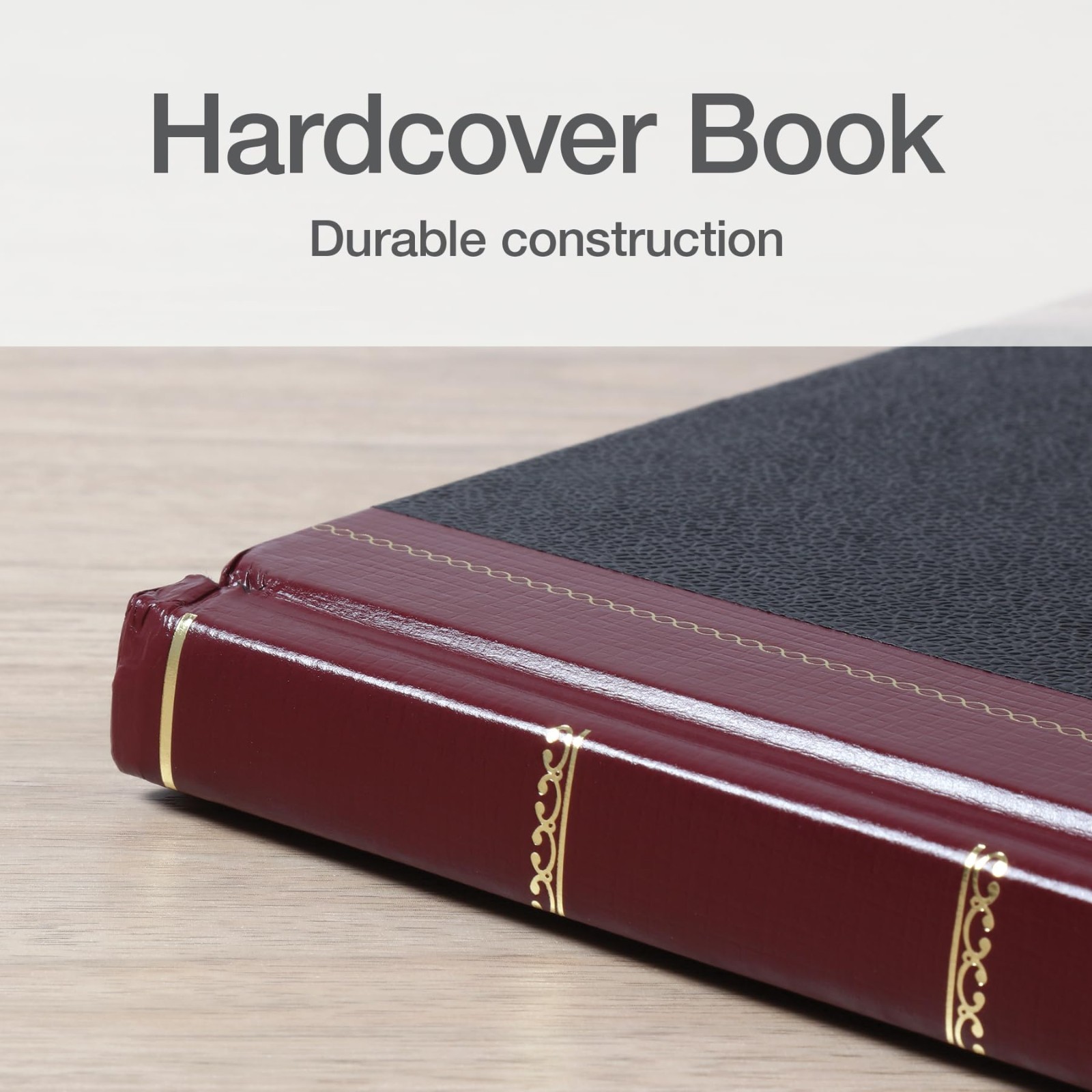 Columnar Book 300 Pages, Record Ruled Notebook, 10-3/8″ x 8-1/8″, Black Cover