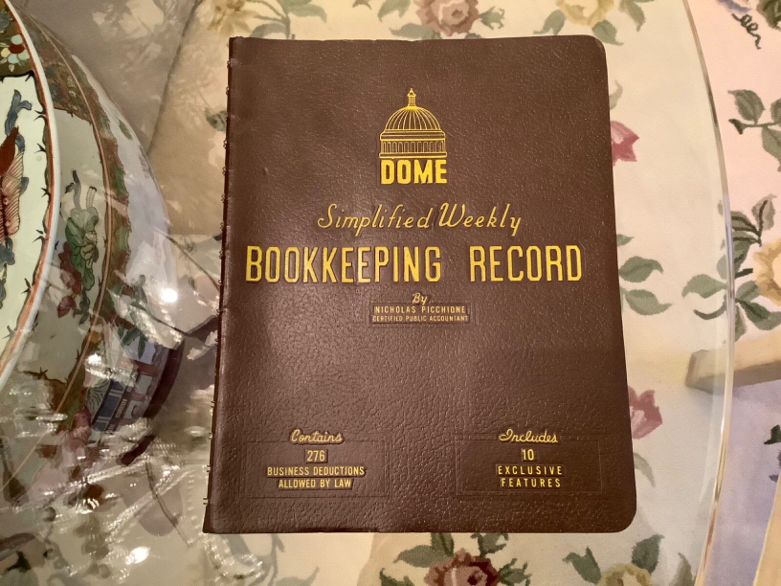 Vintage Dome Simplified Weekly Bookkeeping Record No 600 Unused Ledger Accounts