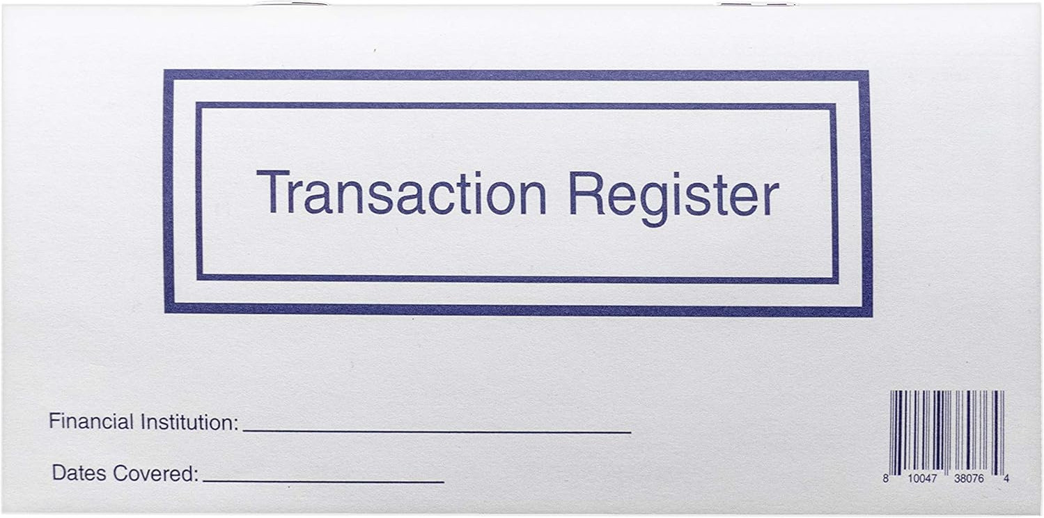 10 Pack Checkbook Register 2026-2028 Personal Transaction Ledger
