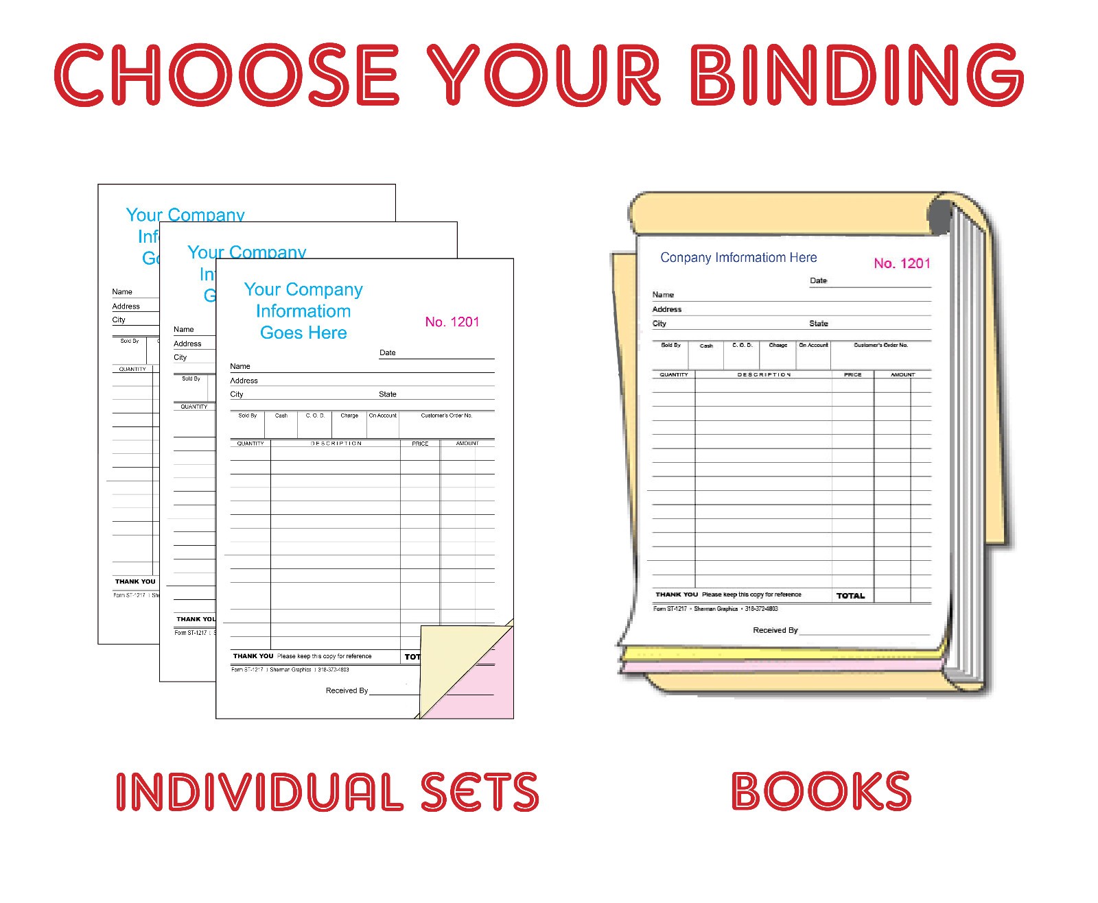 MARINE RENTAL AGREEMENT CUSTOM PRINTED 2 or 3 PART CARBONLESS