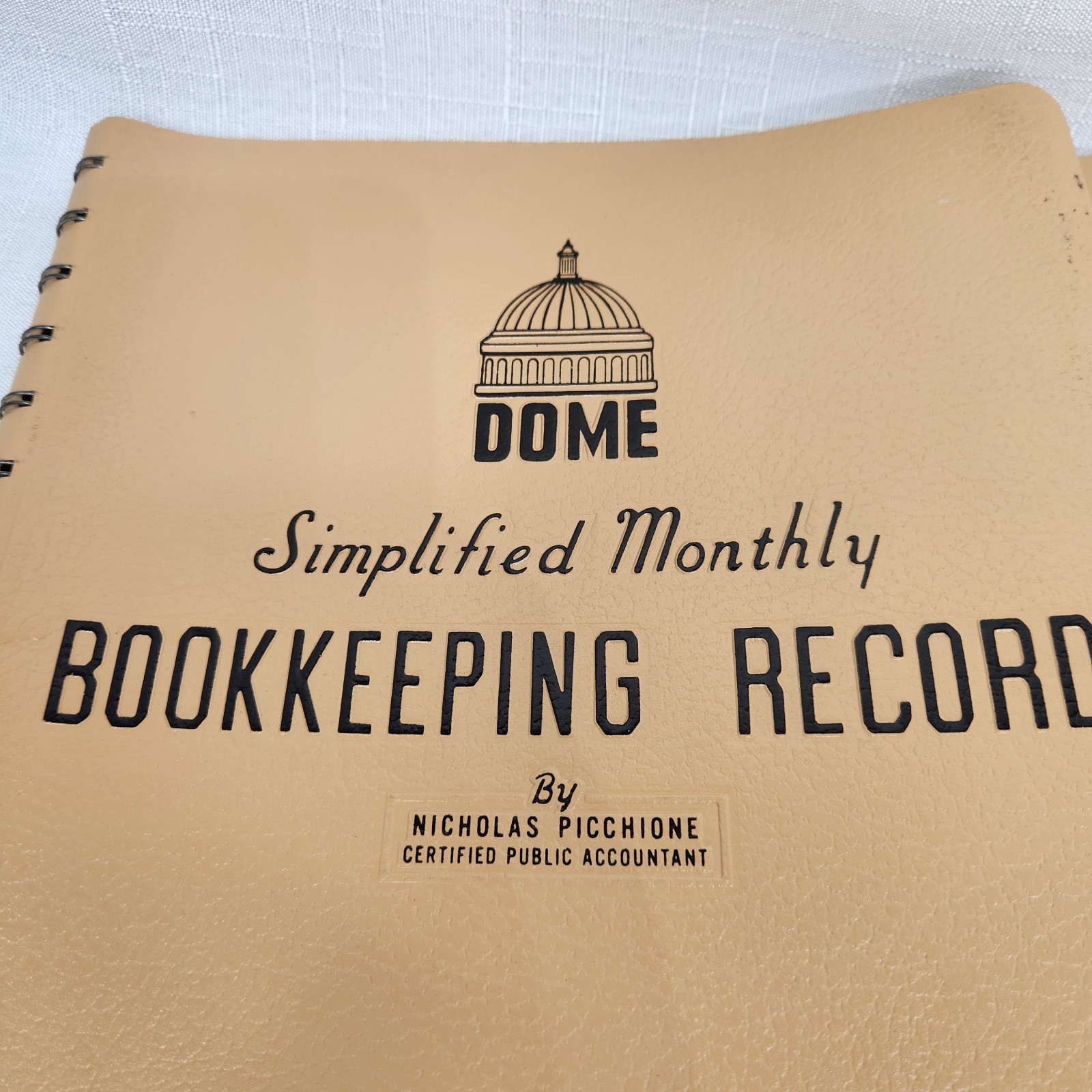 Dome Simplified Monthly Bookkeeping Record Accounting 8.75″ X 11.25″ Lot of 2