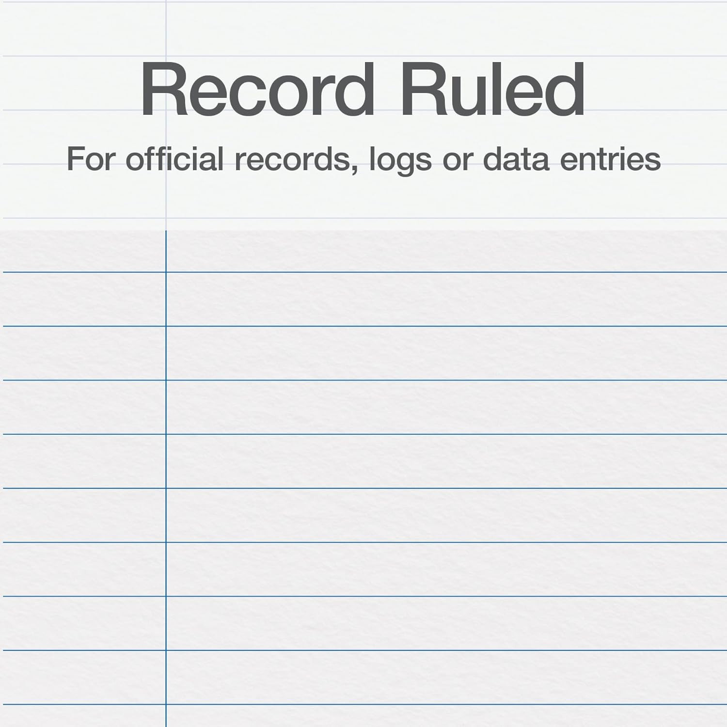 66150R Account Book, Record-Ruled, 150 Pages, 12-1/8-Inch X7-5/8-Inch, Blue