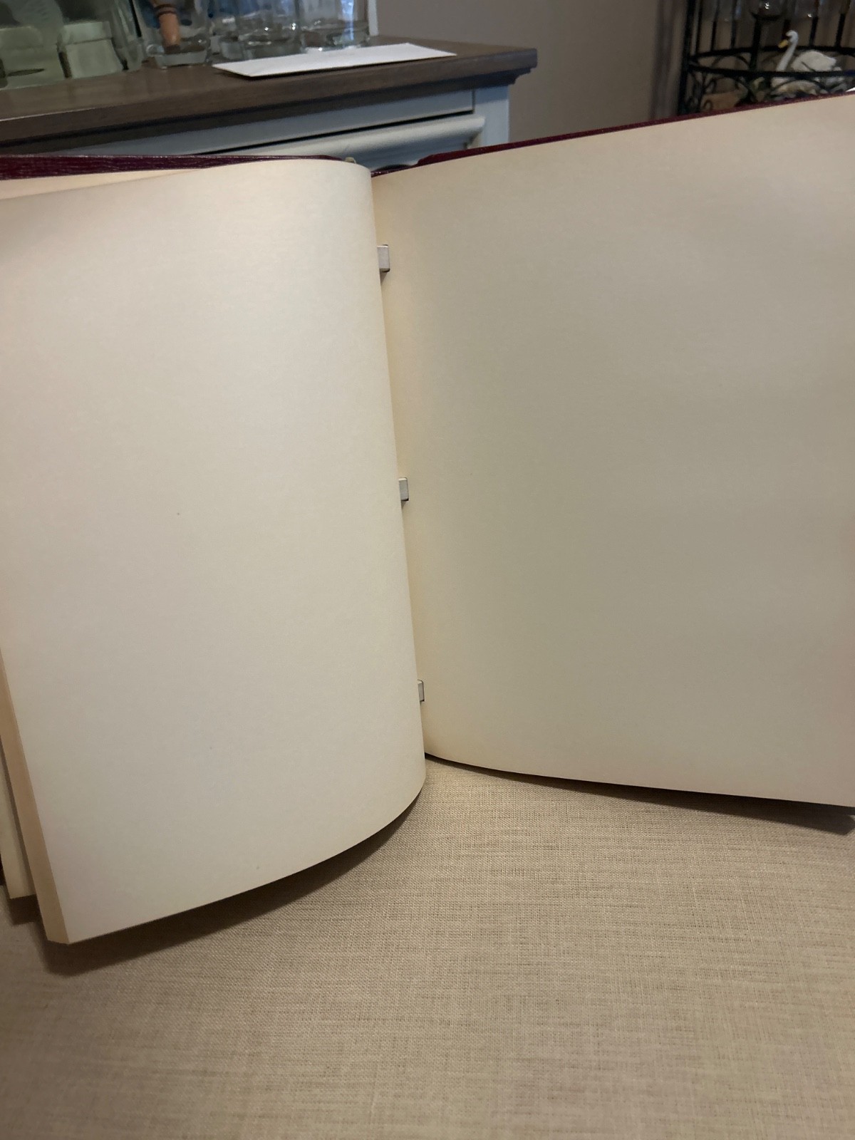 Wilson Jones Style Minute Book Binder 8.5″ x 11″ Letter Red 90 Pgs Antique?