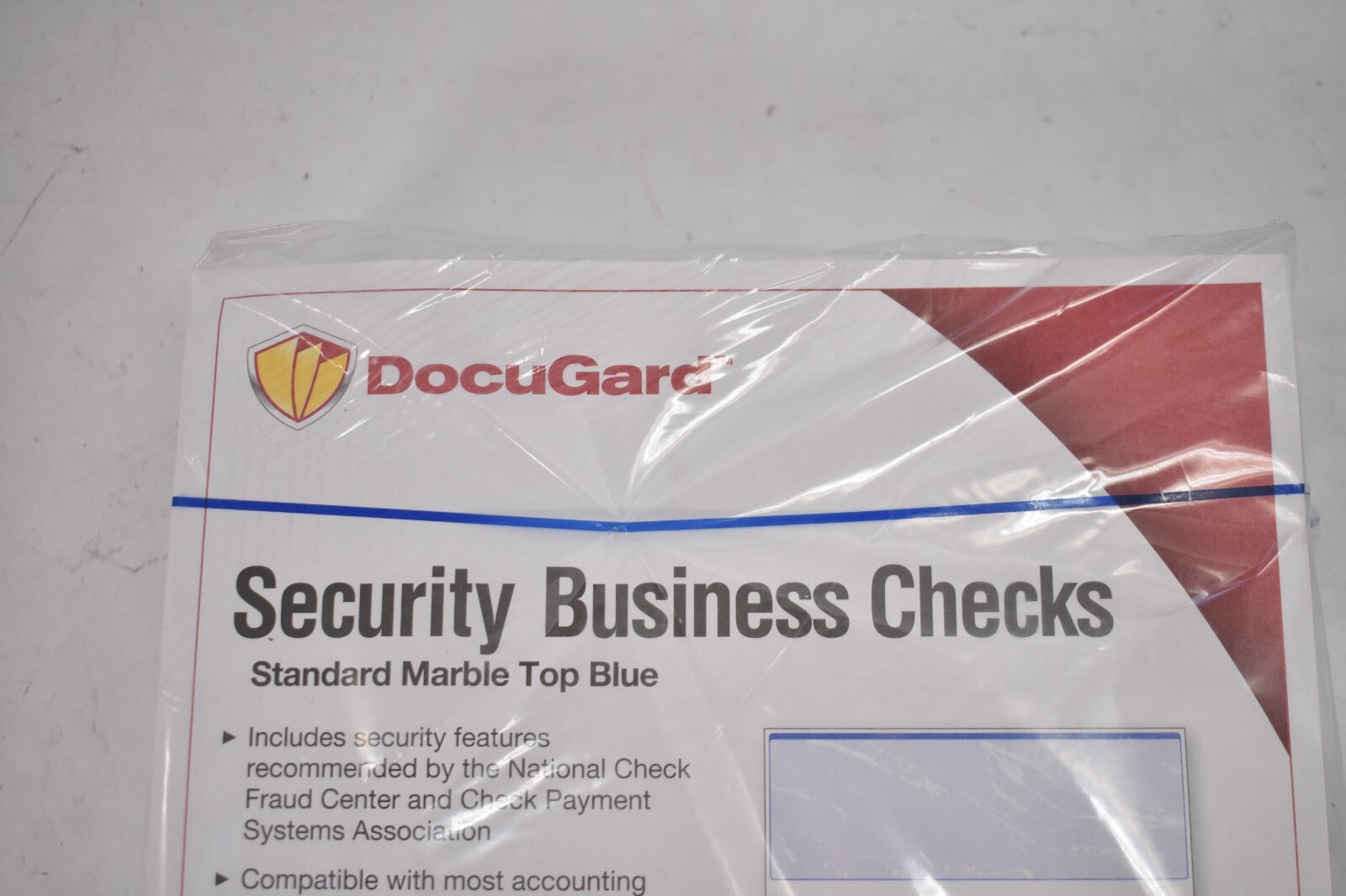 DocuGard Security Business Checks Standard Marble Top Blue 04501 3-1/2″ x 7″