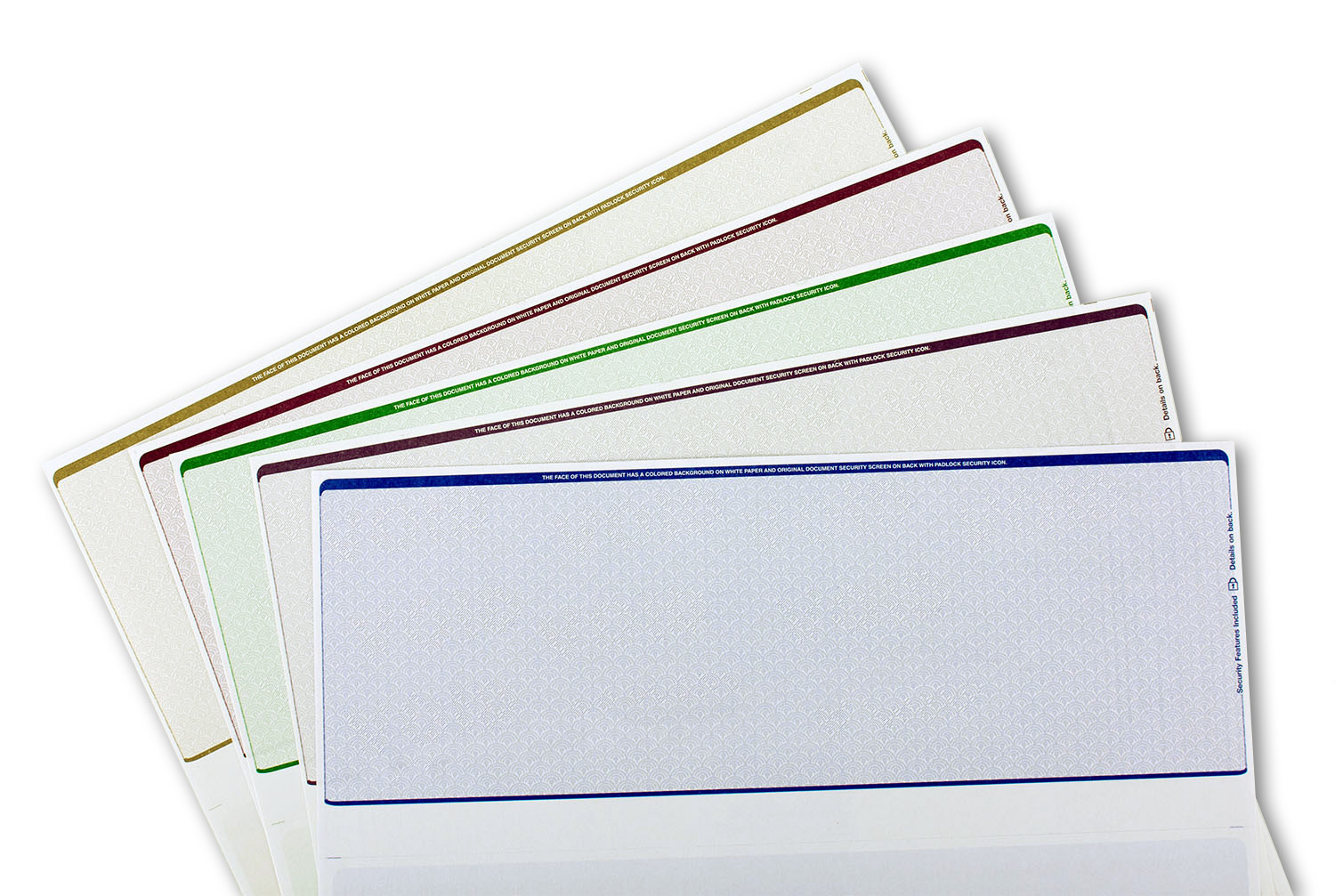 500 Sheets / Top Style Blank Computer Checks
