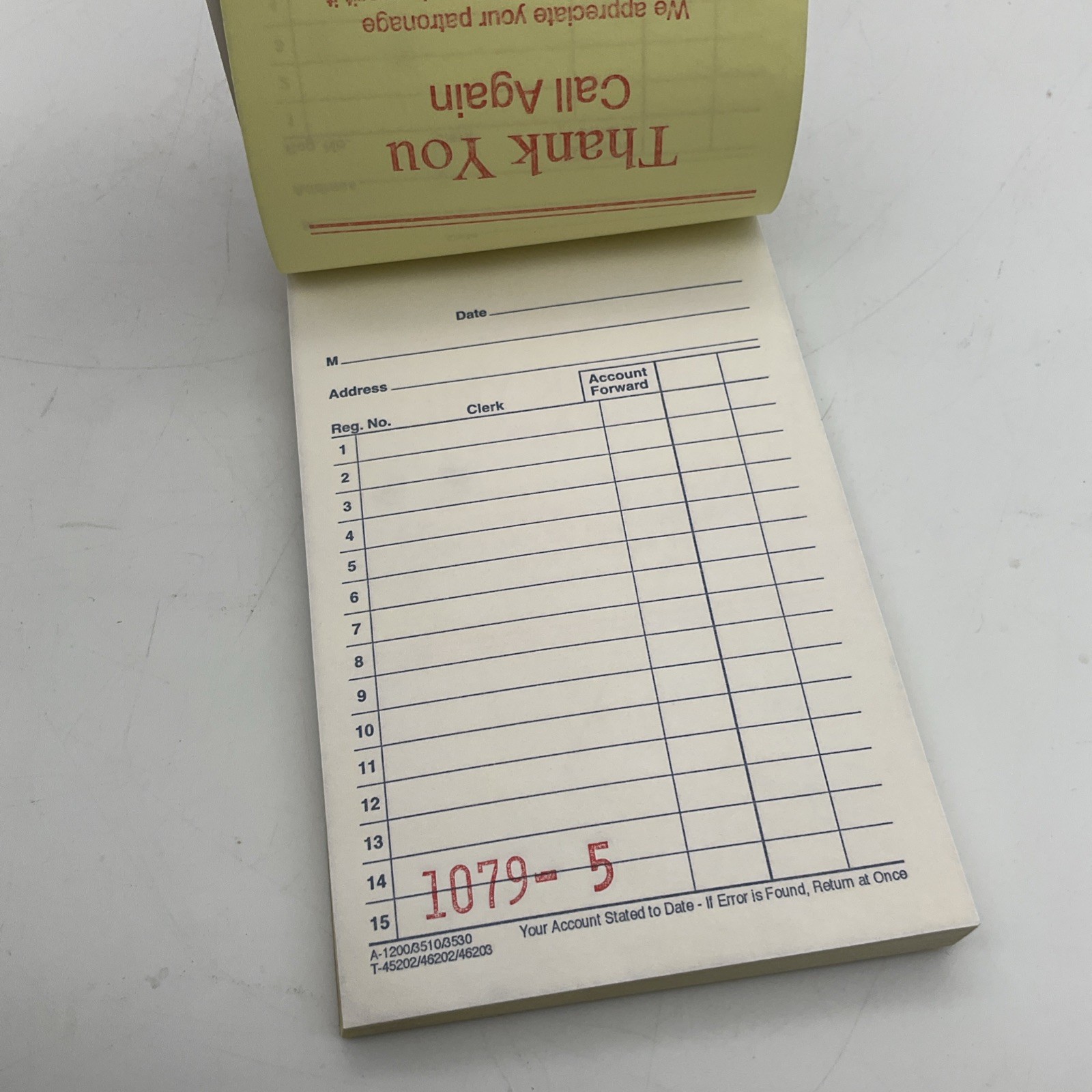 ADAMS General Purpose Sales Book with carbon 50 sets 3 11/32″ X 5 5/8″ not used