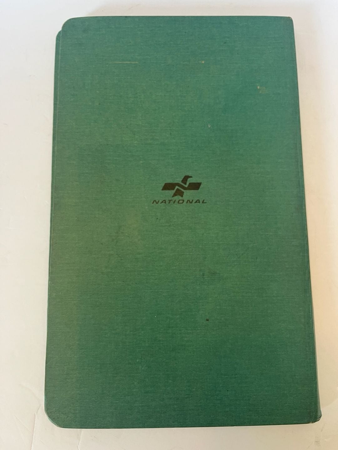 Vintage National Blank Record Book 56-111, Green Hardcover Journal