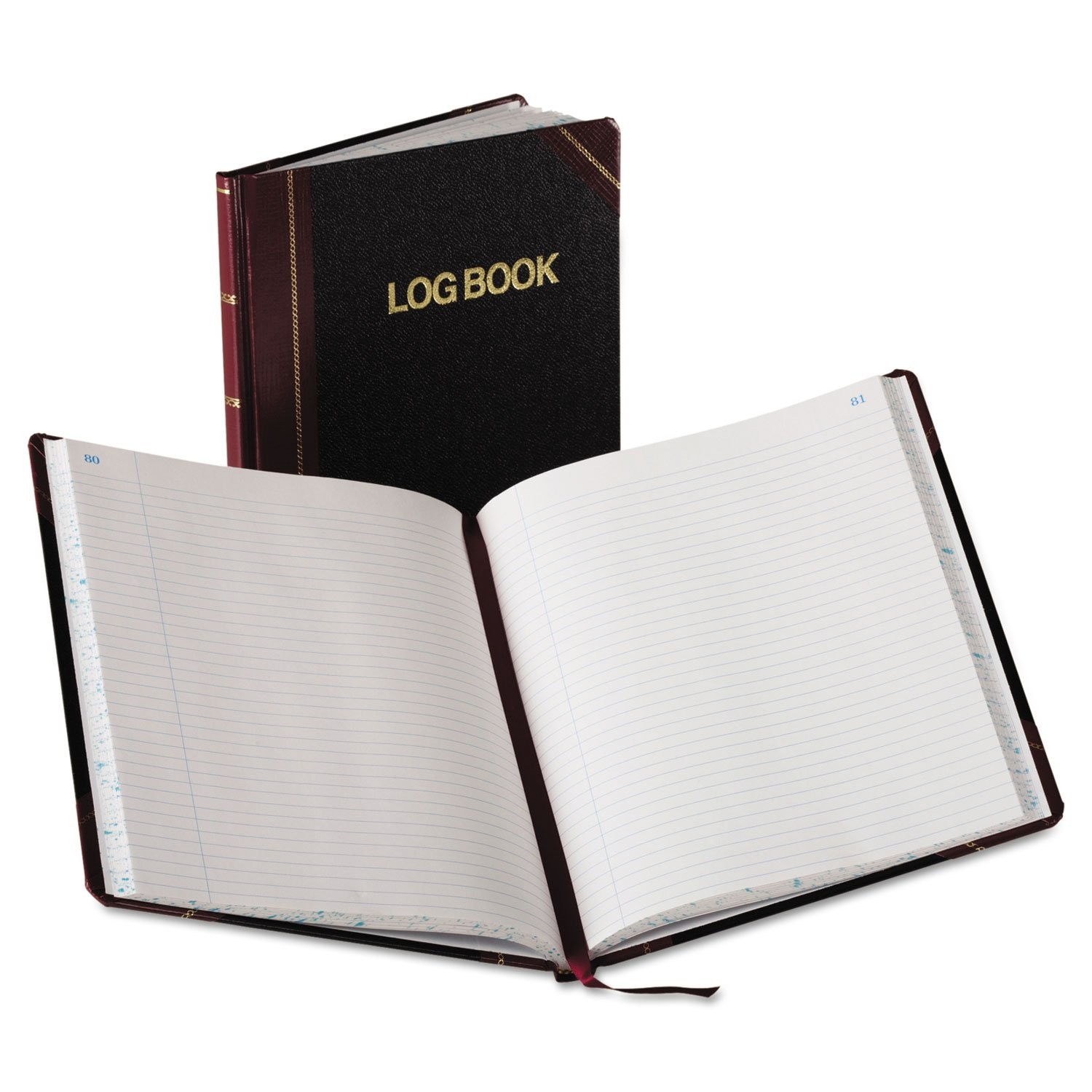 Premium White Acid Free Logbook with Smyth Sewn Binding and Table of Contents