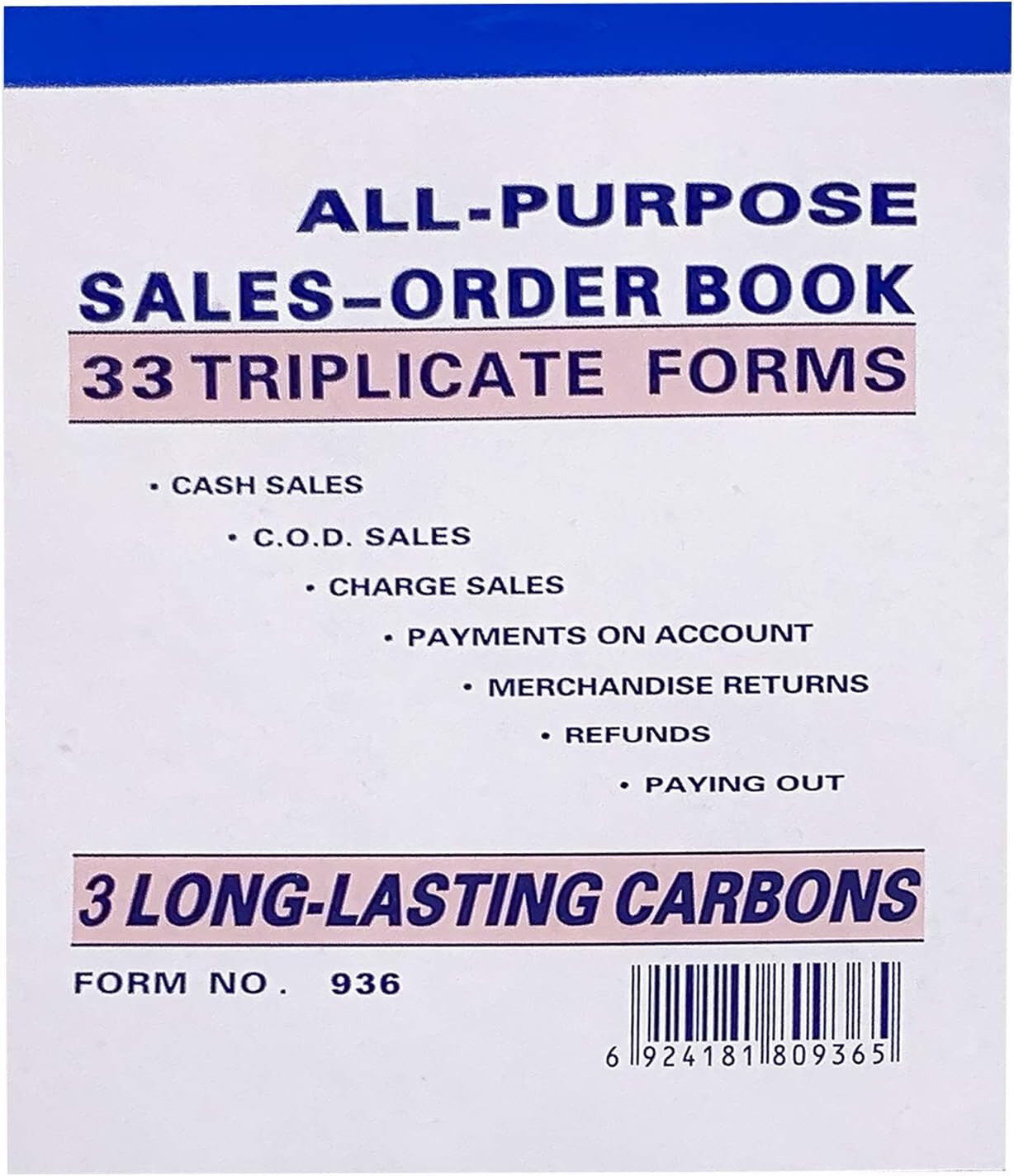Sales Order Book 33 Triplicate Ms Carbonless 3 Copy’S Wholesale Lot Of 10