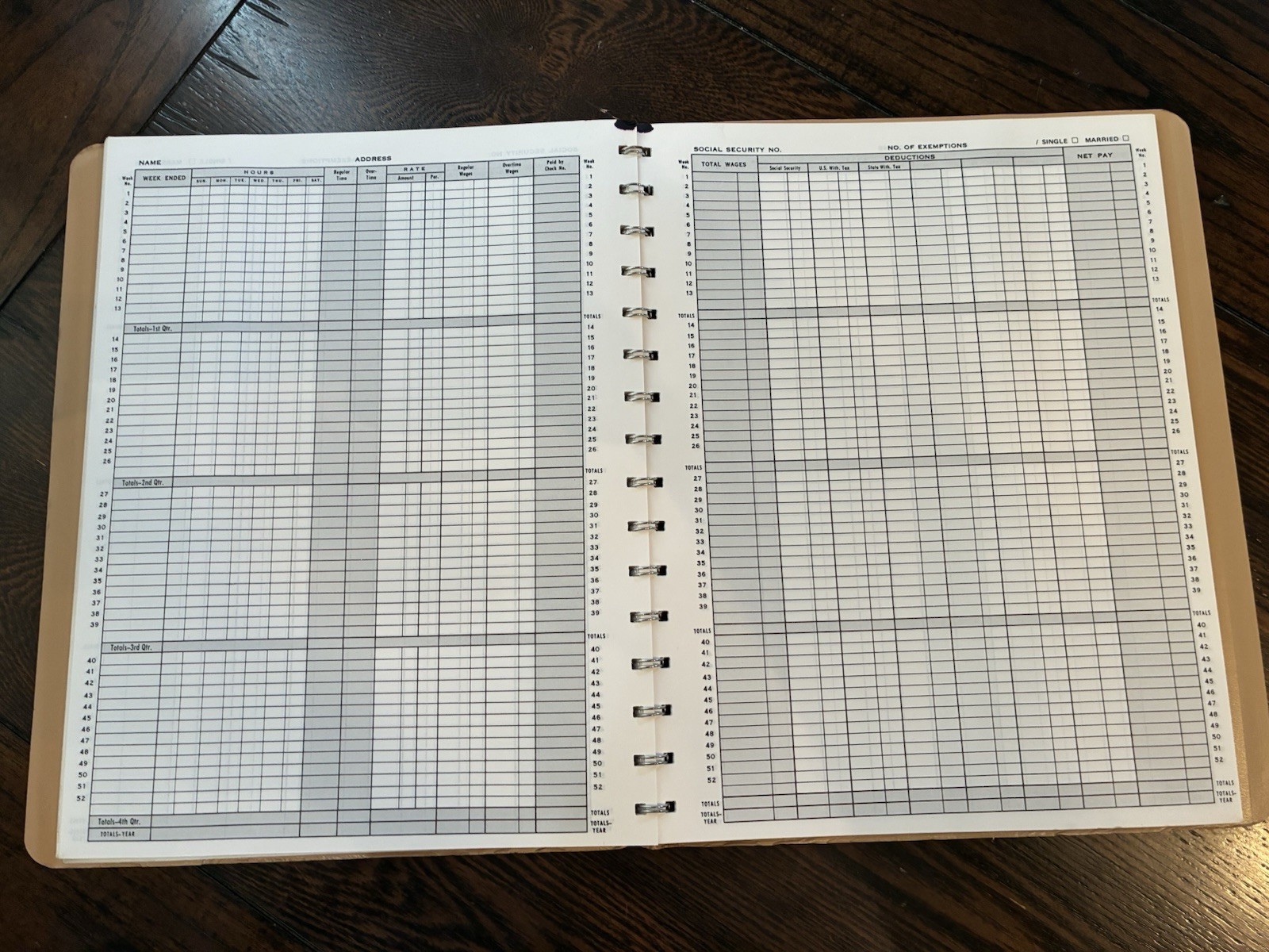 DOME Simplified Monthly Bookkeeping Record Spiral Bound #612 Nicholas Picchione