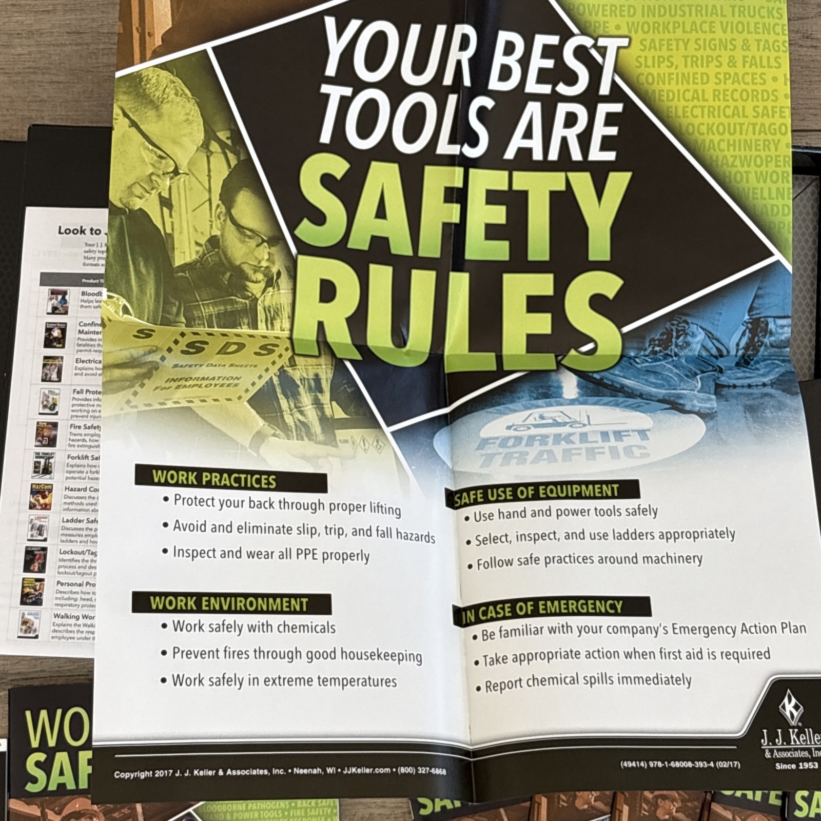 JJ KELLER Workplace Safety Basics Training Program Video Book Kit DVD