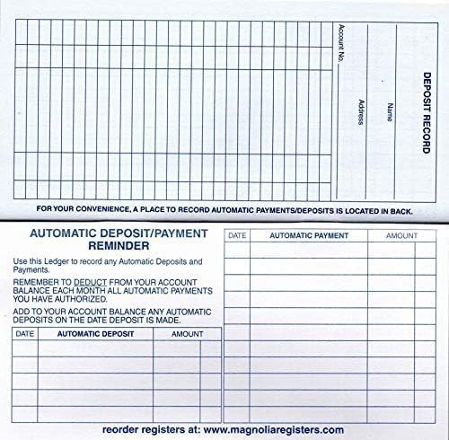 12 Checkbook Transaction Registers 262728 Calendars Made in USA