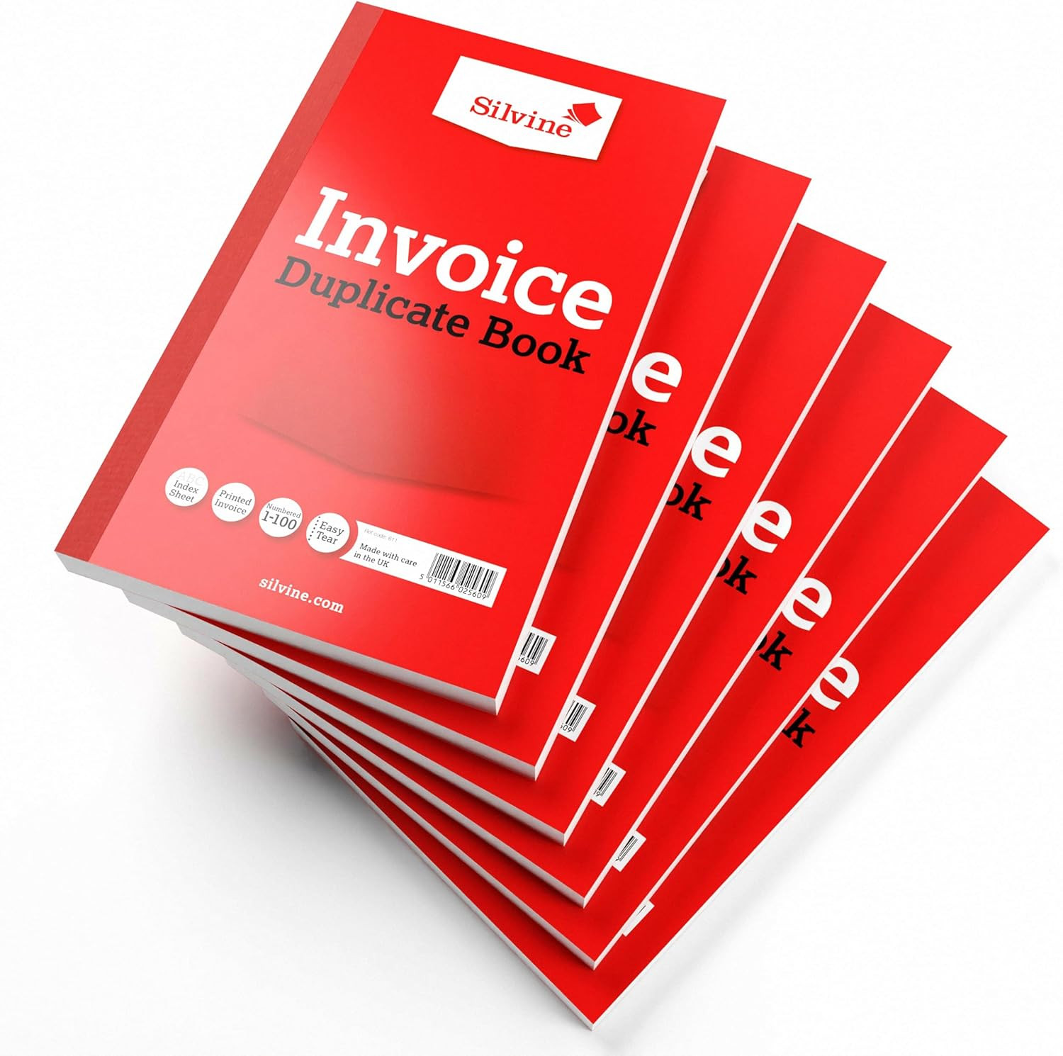 Invoice Suplicate Books Pack of 6, 211.5 X 125.5 Mm, 100 Leaves in Duplicate wit