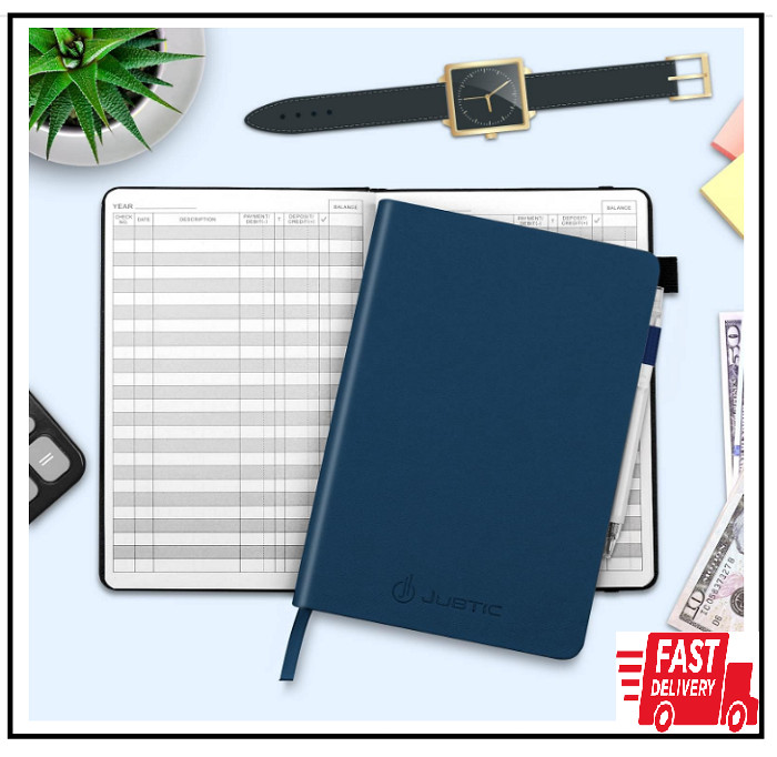A5 Check Registers for Personal Checkbook Ledger Transaction Registers Log Book