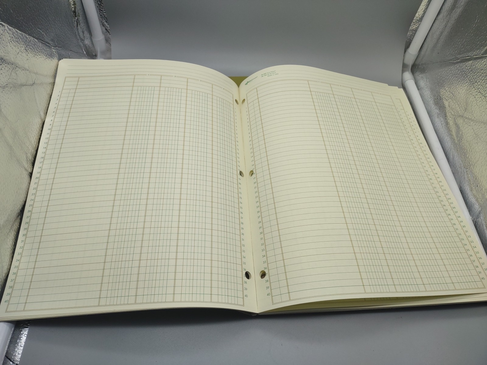 X2 National Brand Analysis Pads 4 Column 45-604 VTG New 50 Sheets 11×8.5 Ledger