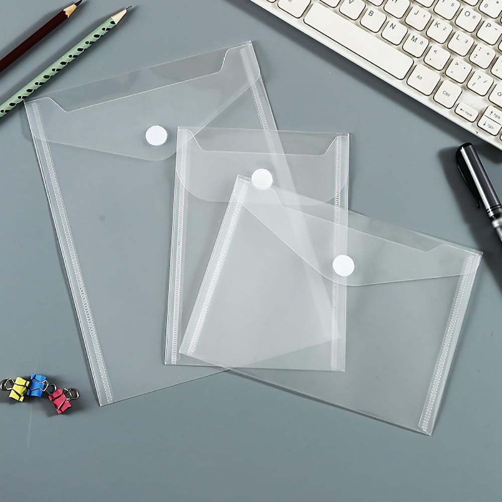 UUYYEO 20 Pcs 5 x 7 Inches Small Plastic 5 x 7 (W x L), Clear