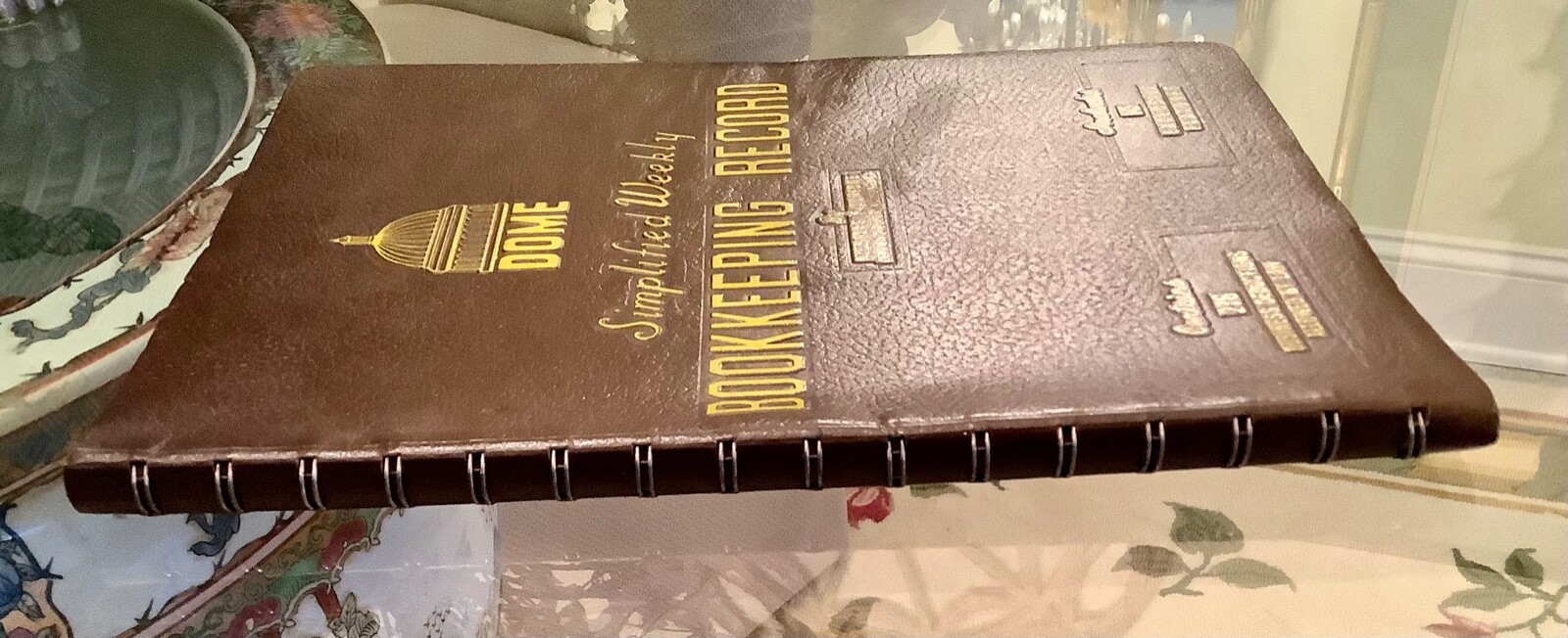 Vintage Dome Simplified Weekly Bookkeeping Record No 600 Unused Ledger Accounts