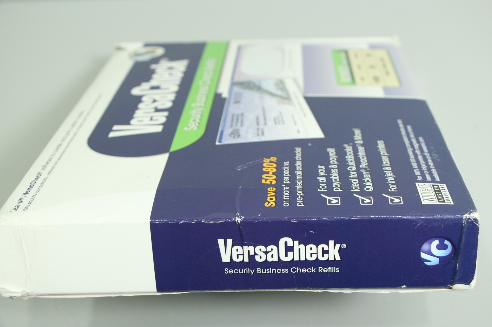VersaCheck Security Business Check Refills: Form #1000 Business Voucher