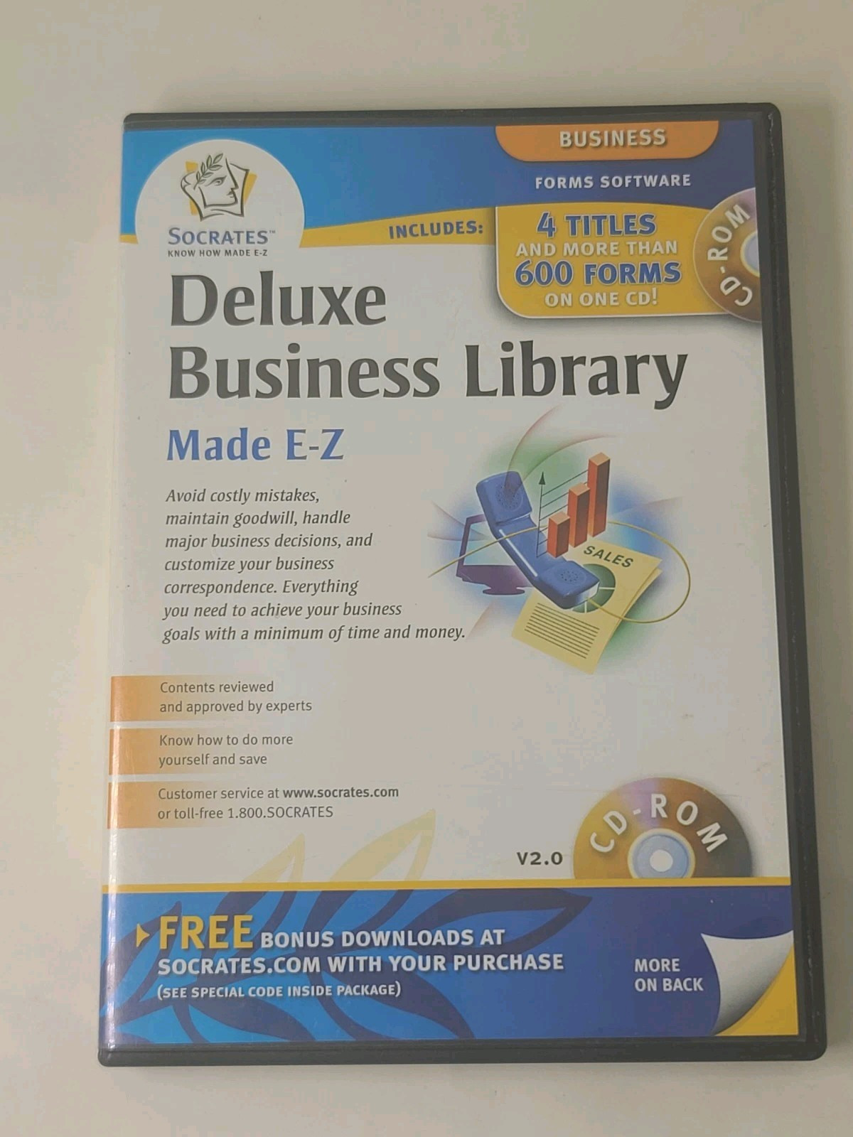 (Socrates) Media Deluxe Business Library Forms Software 600 Business Forms