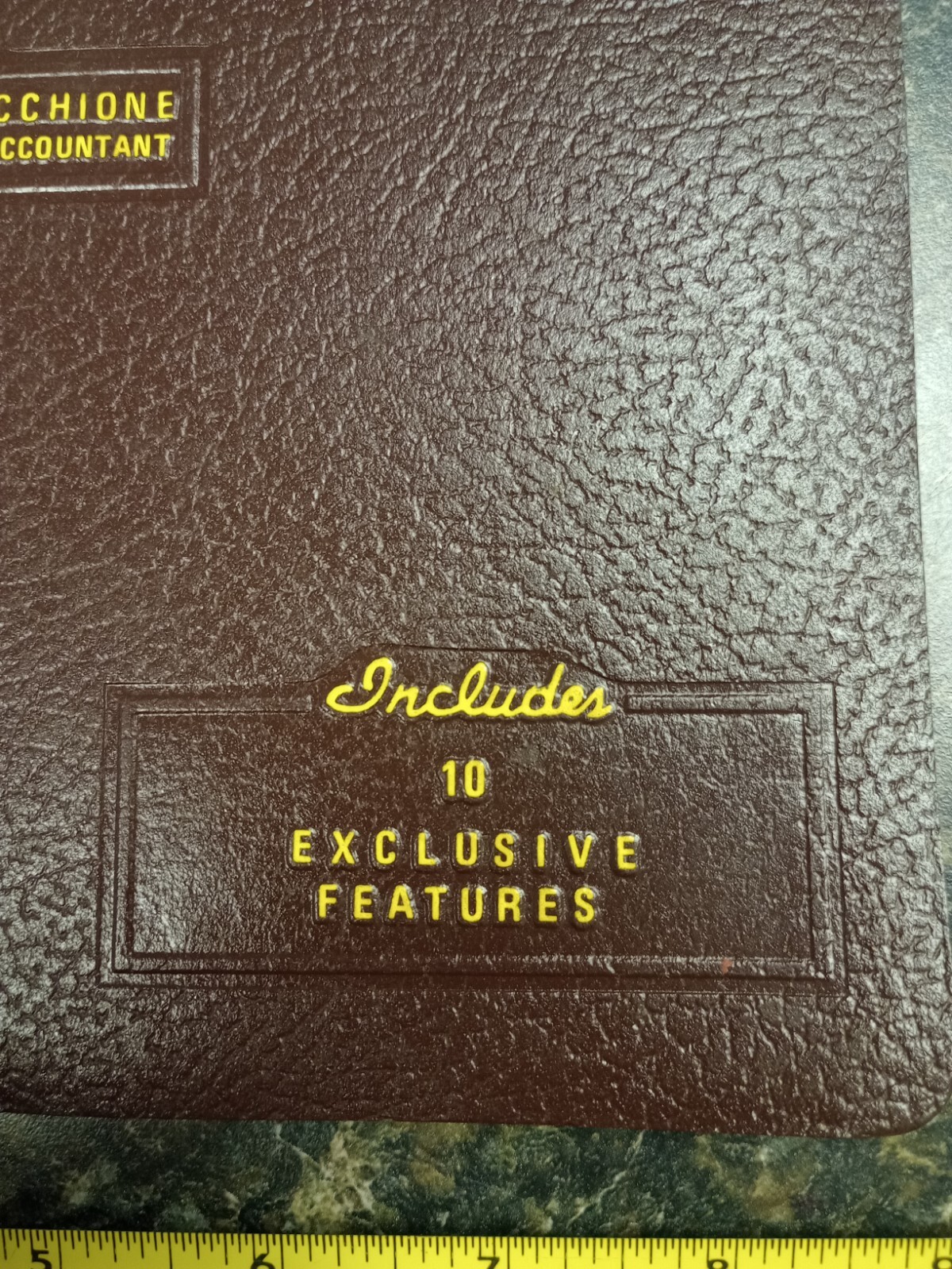 Vtg. Dome DOM600 Bookkeeping Record Book Weekly 128 Pages 9 x 11 Inches, Brown