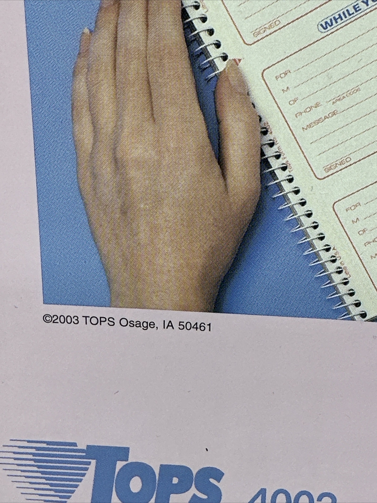 Message Book Phone Tops Carbonless Duplicate 2.75×5” 200