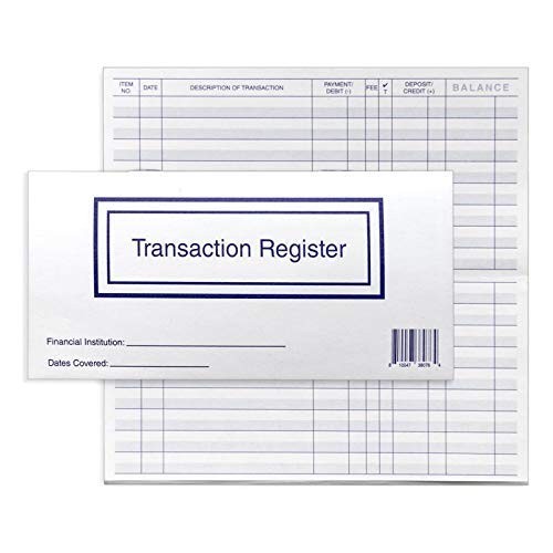 10-Pack Checkbook Registers for Personal Transactions & Finance Ledger 2026-2028