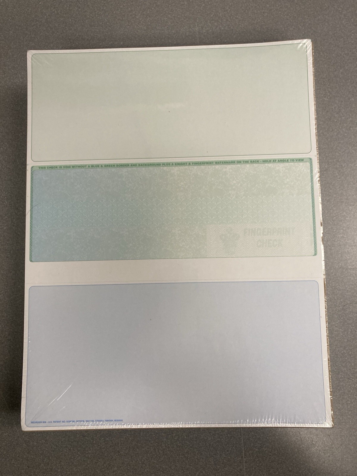 Blank Check Stock