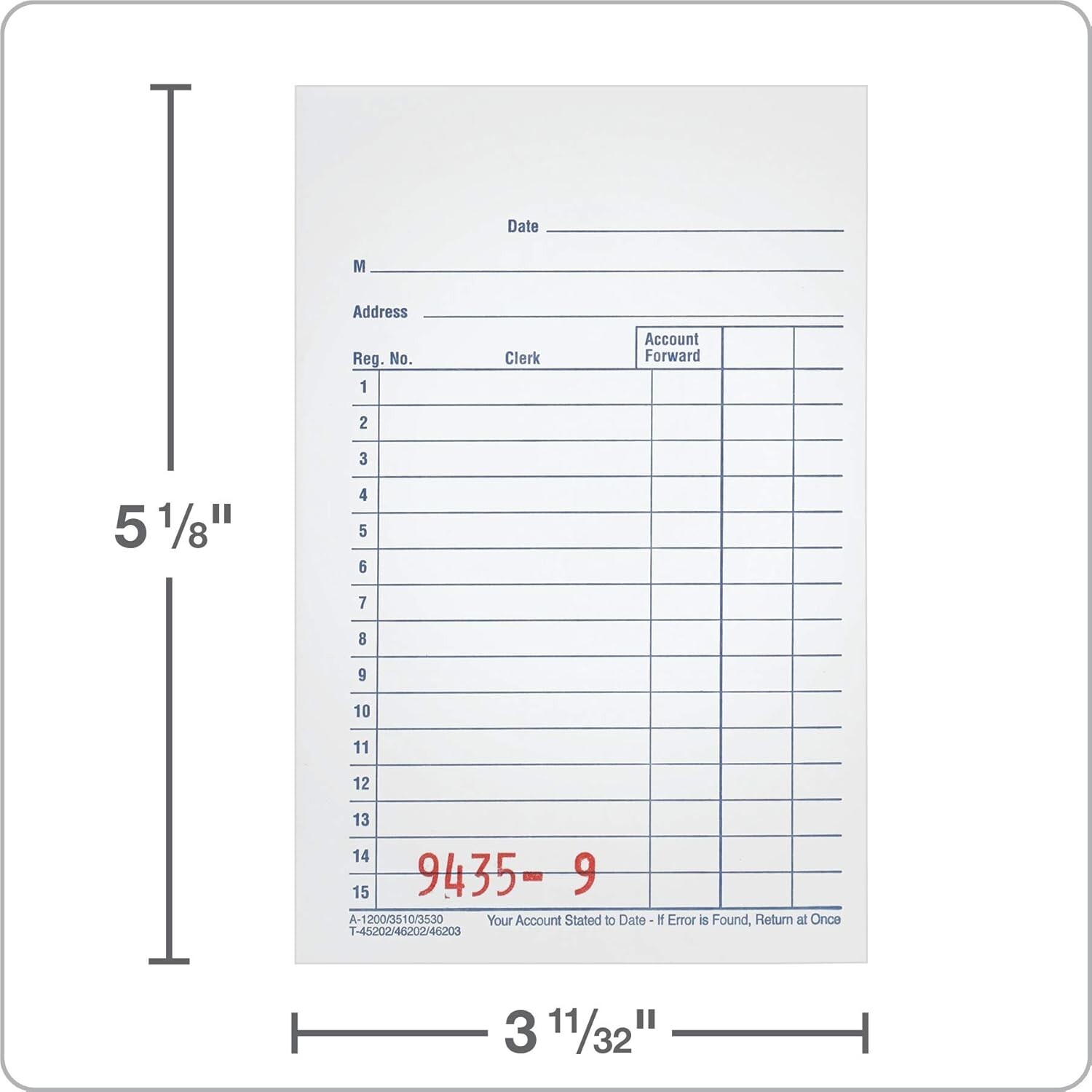 Easy-Use Carbonless Sales Book – 10 Pack of 2-Part Receipts for Professionals