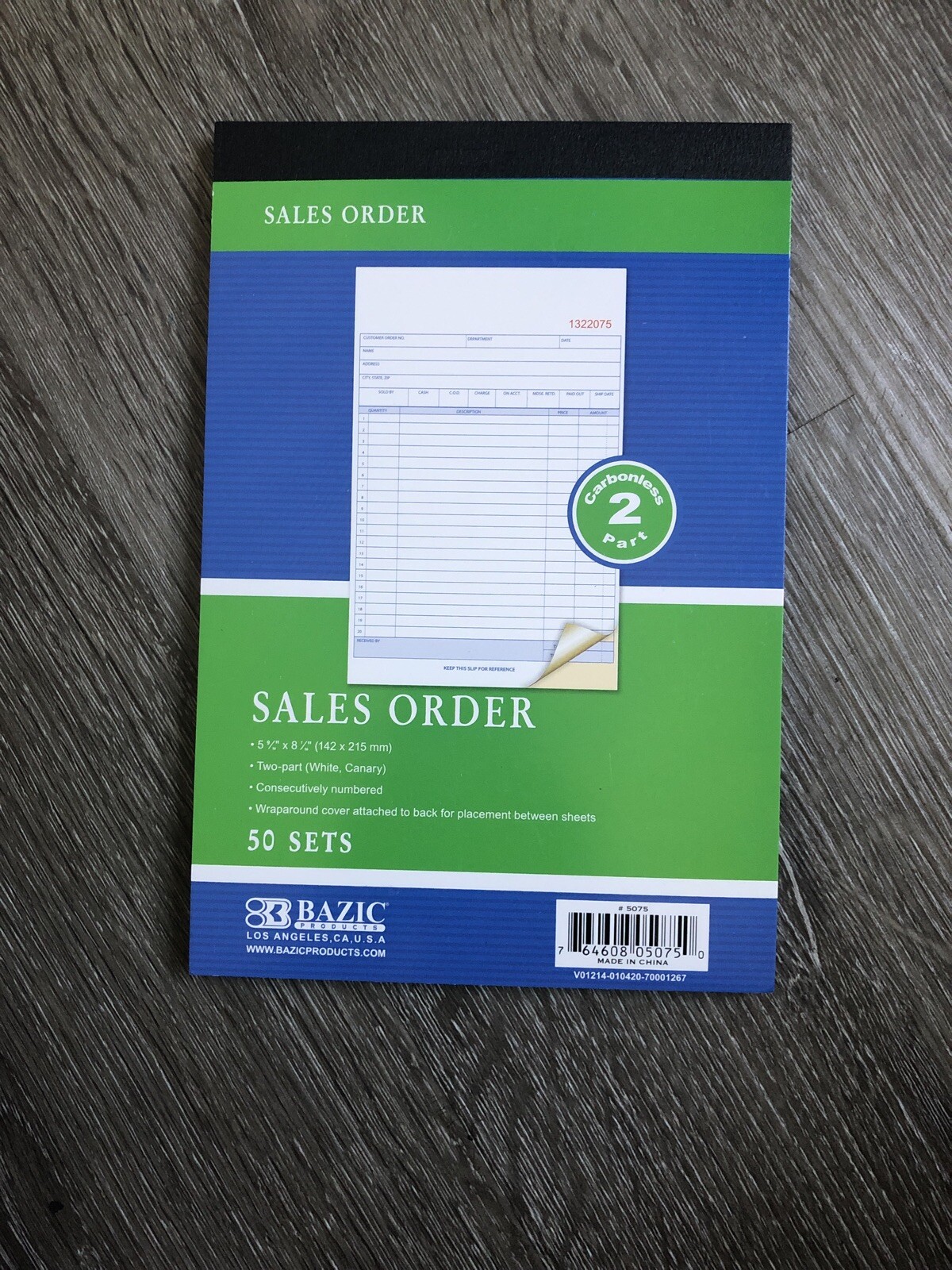6x Invoice Sales Order Book Receipt Form Record 50 Sets Carbonless Priority Ship
