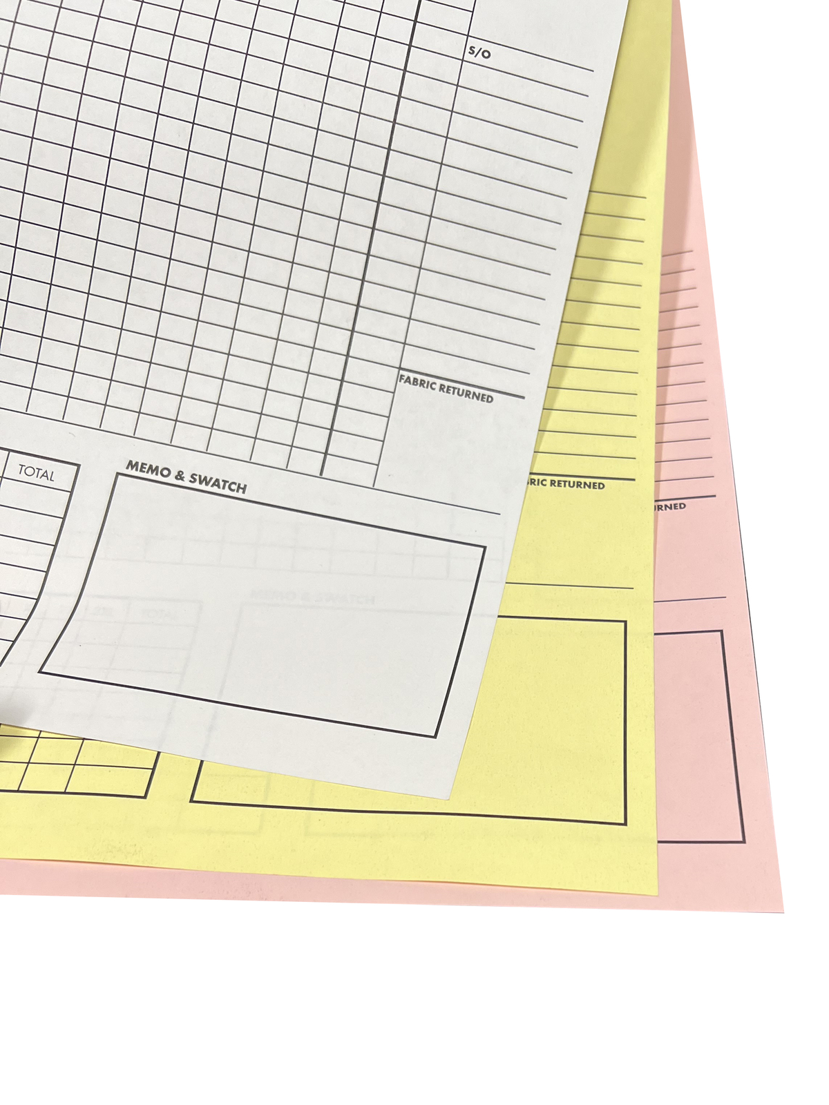 Cutting ticket – 3 part, legal size
